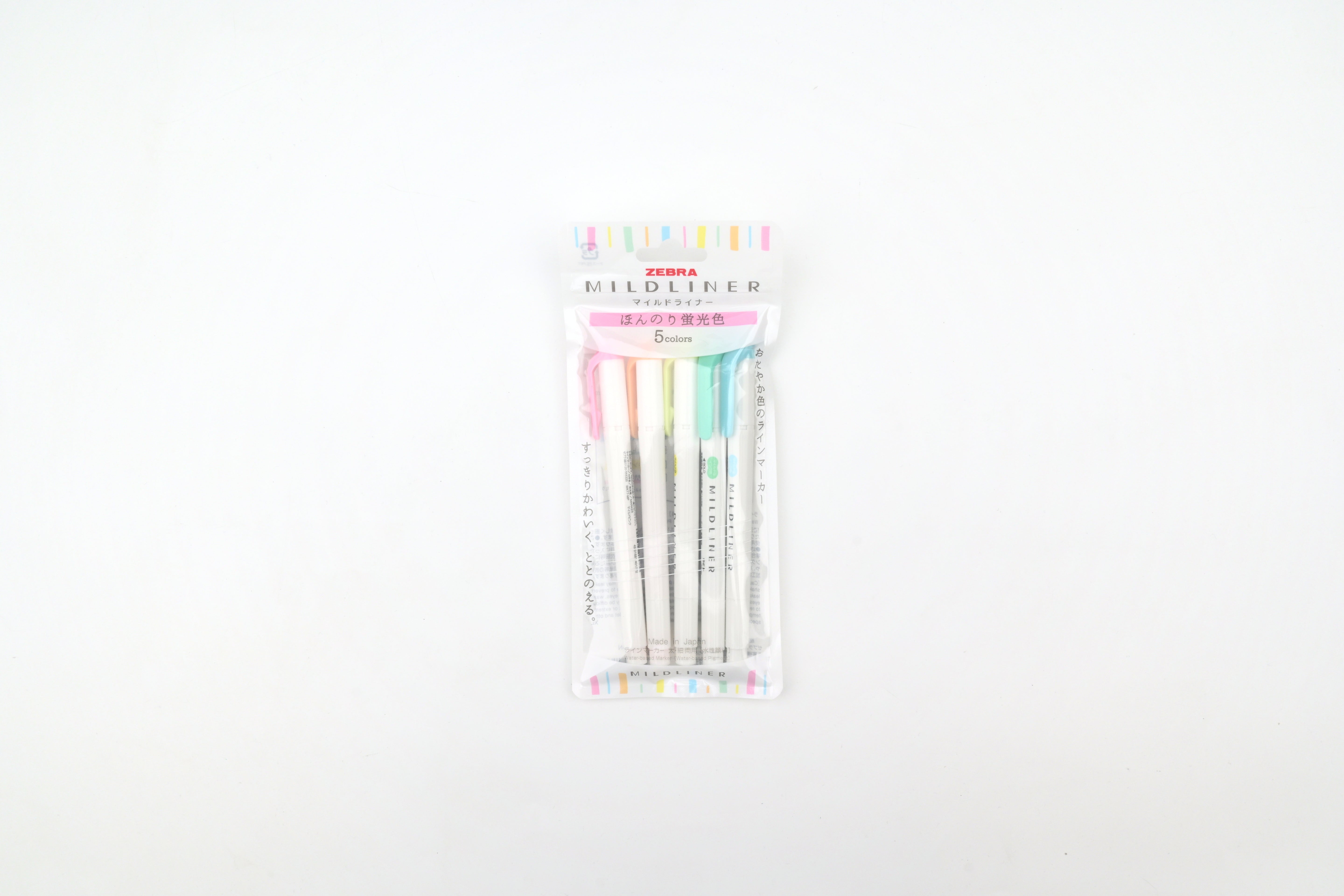 Zebra Mildliner Highlighter 5 Color Set