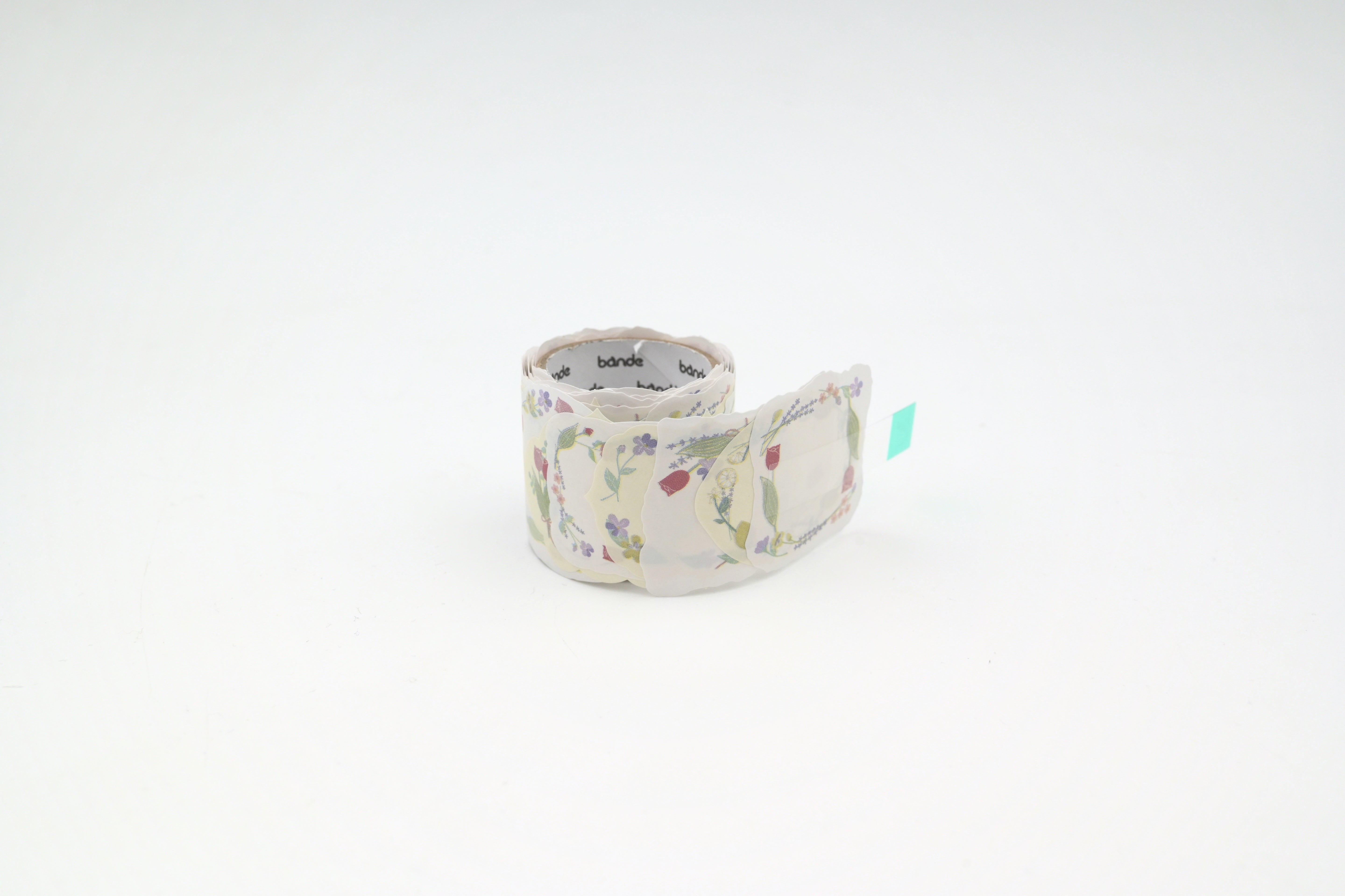 Bande - Writeable Roll Sticker - Happy Flowers