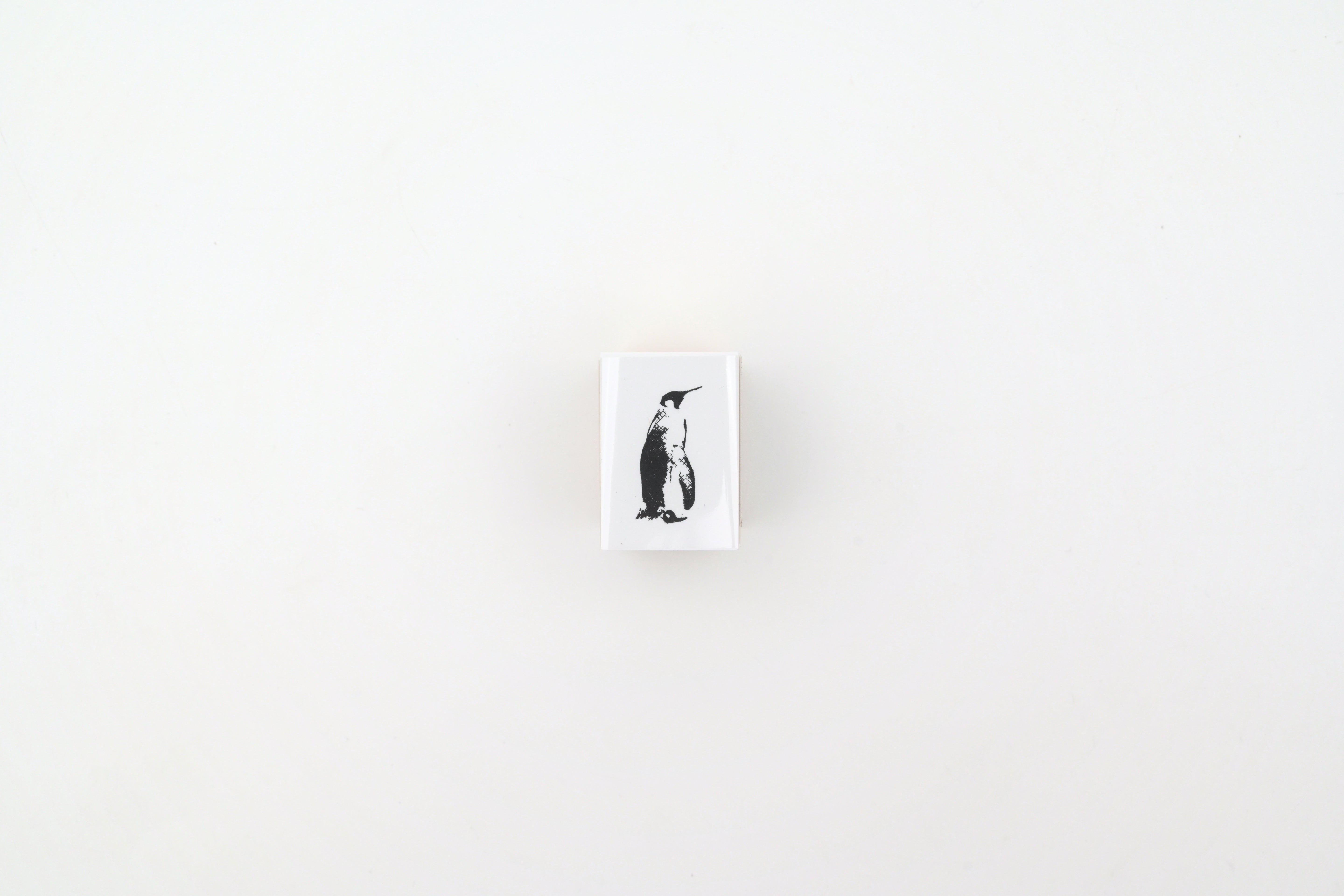 Yohaku Wooden Rubber Stamp - Penguin