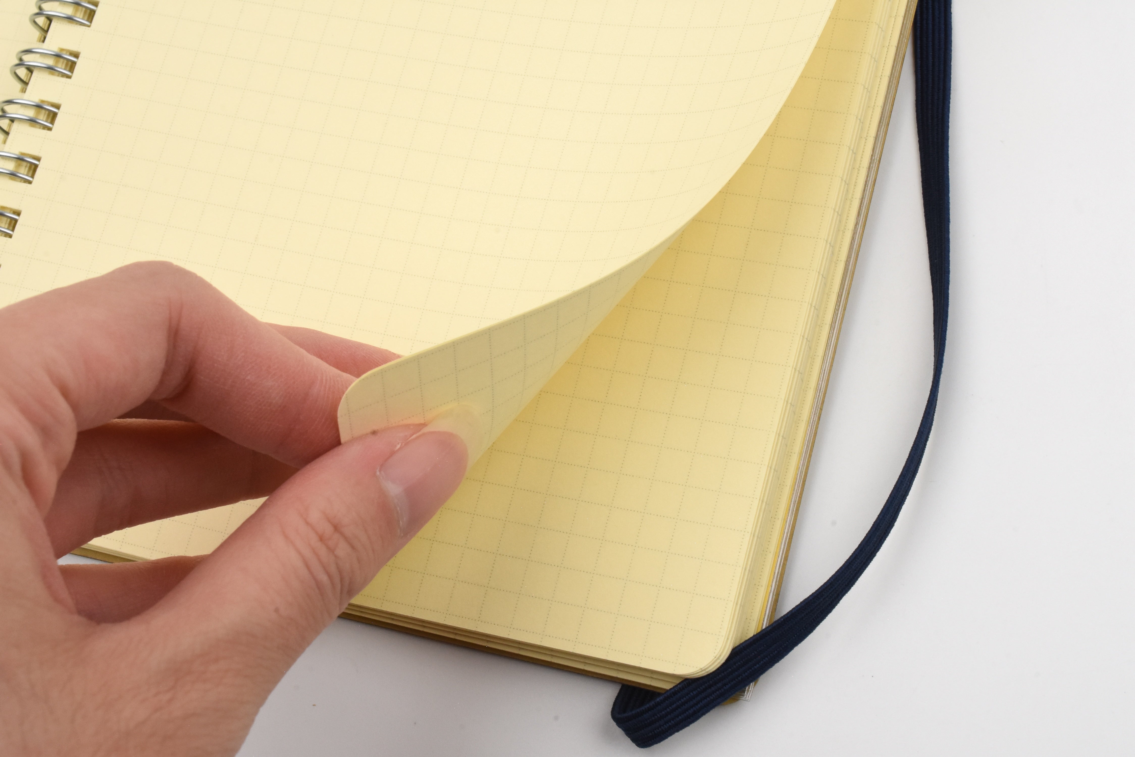 Delfonics Rollbahn Spiral Notebook - Pocket Memo Large - Metallic