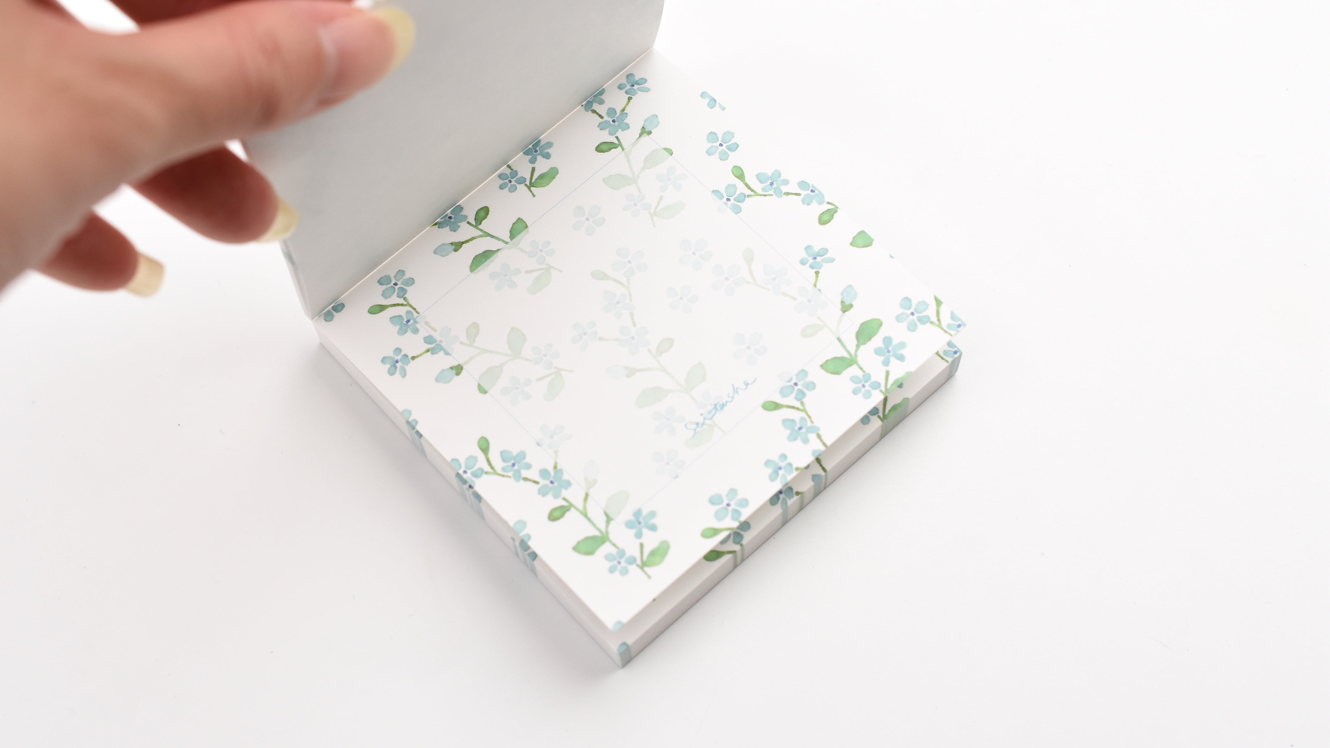 Seitousha Block Memo Pad - Blue Star