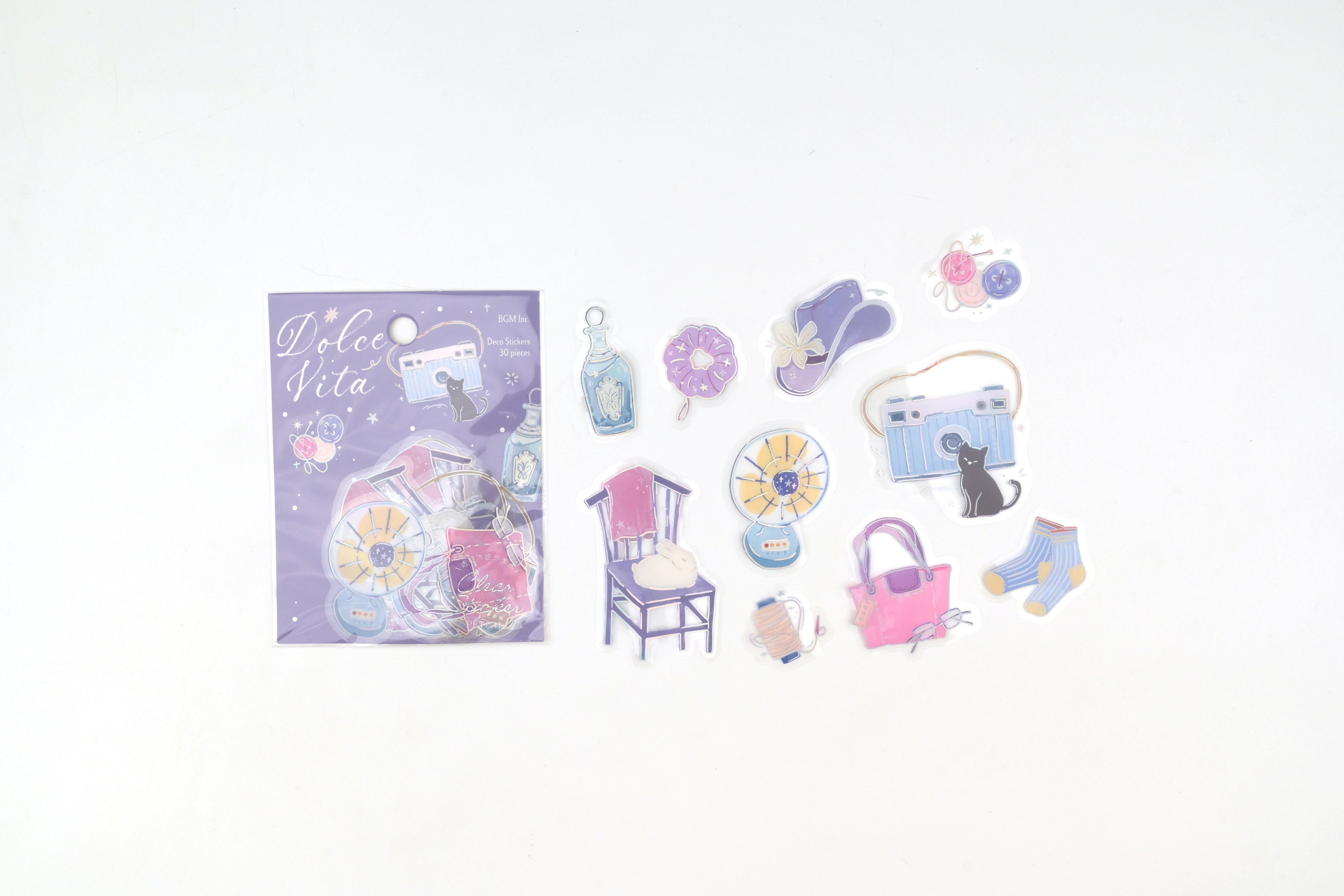BGM Clear Sticker - Dolce Vita - Pieces of Daily Life