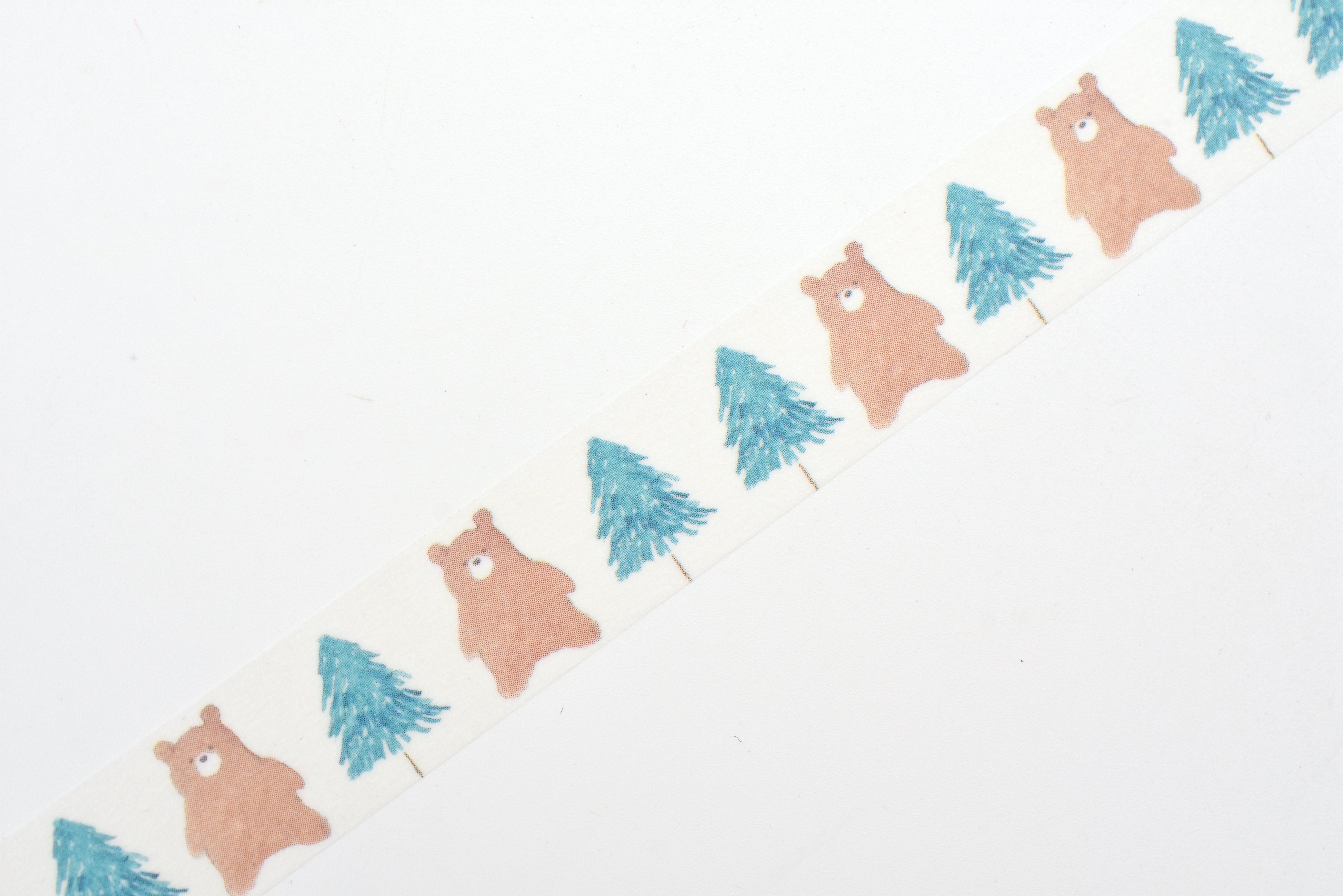 Seitousha Washi Tape - Forest Bear