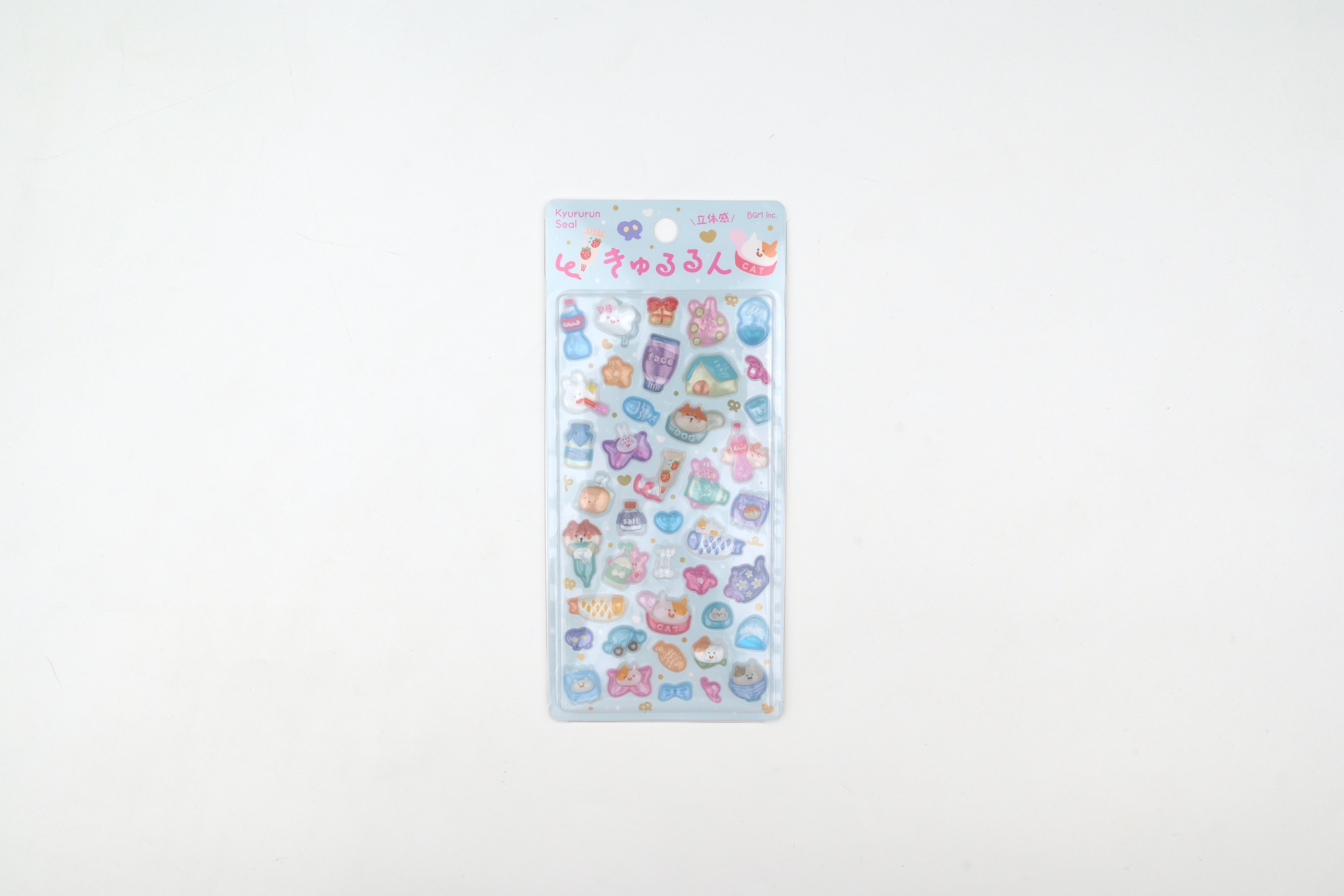 BGM 3D Sticker Sheet - Kyururun - Fun Life