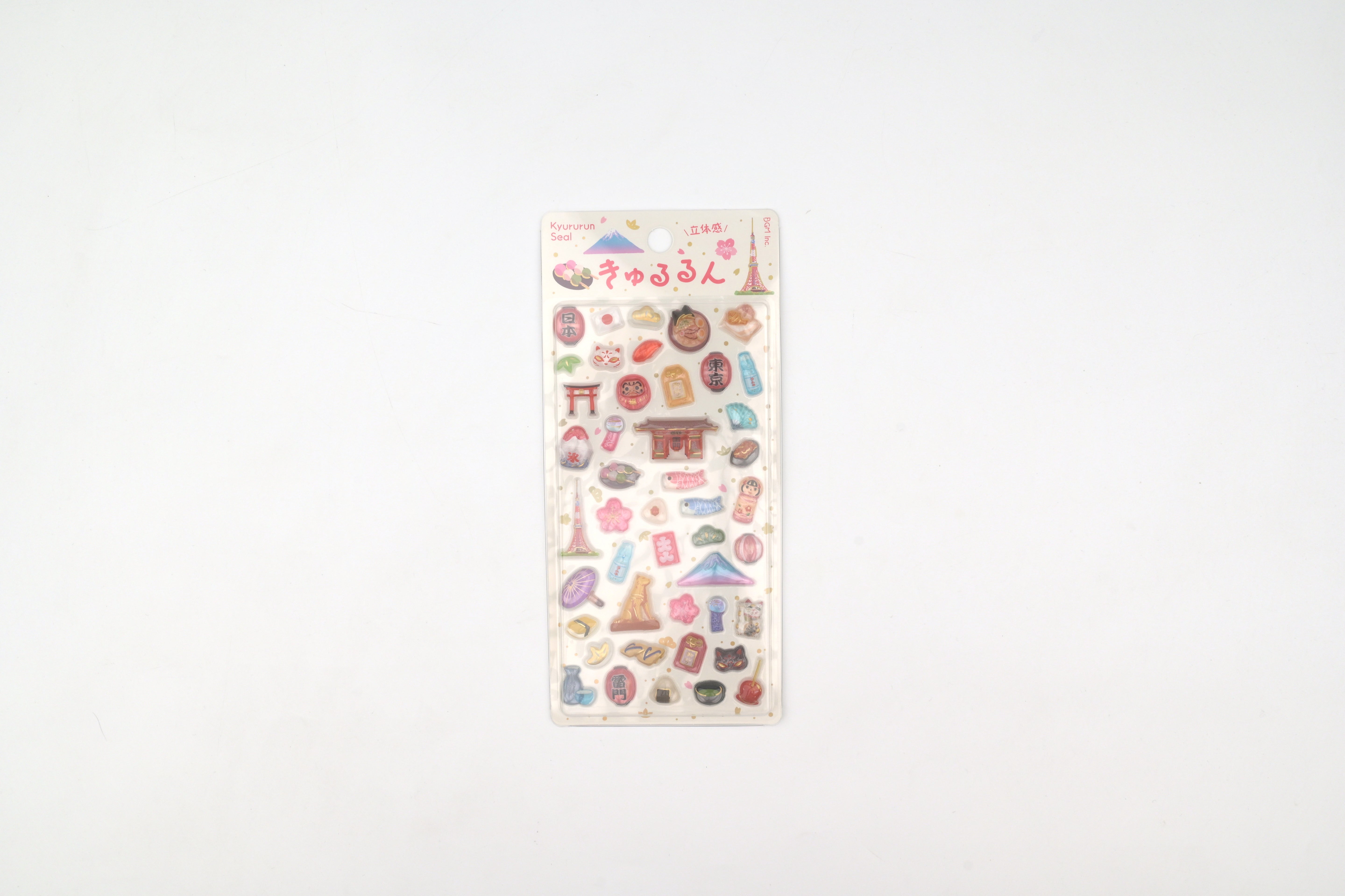 BGM 3D Sticker Sheet - Kyururun - Tokyo