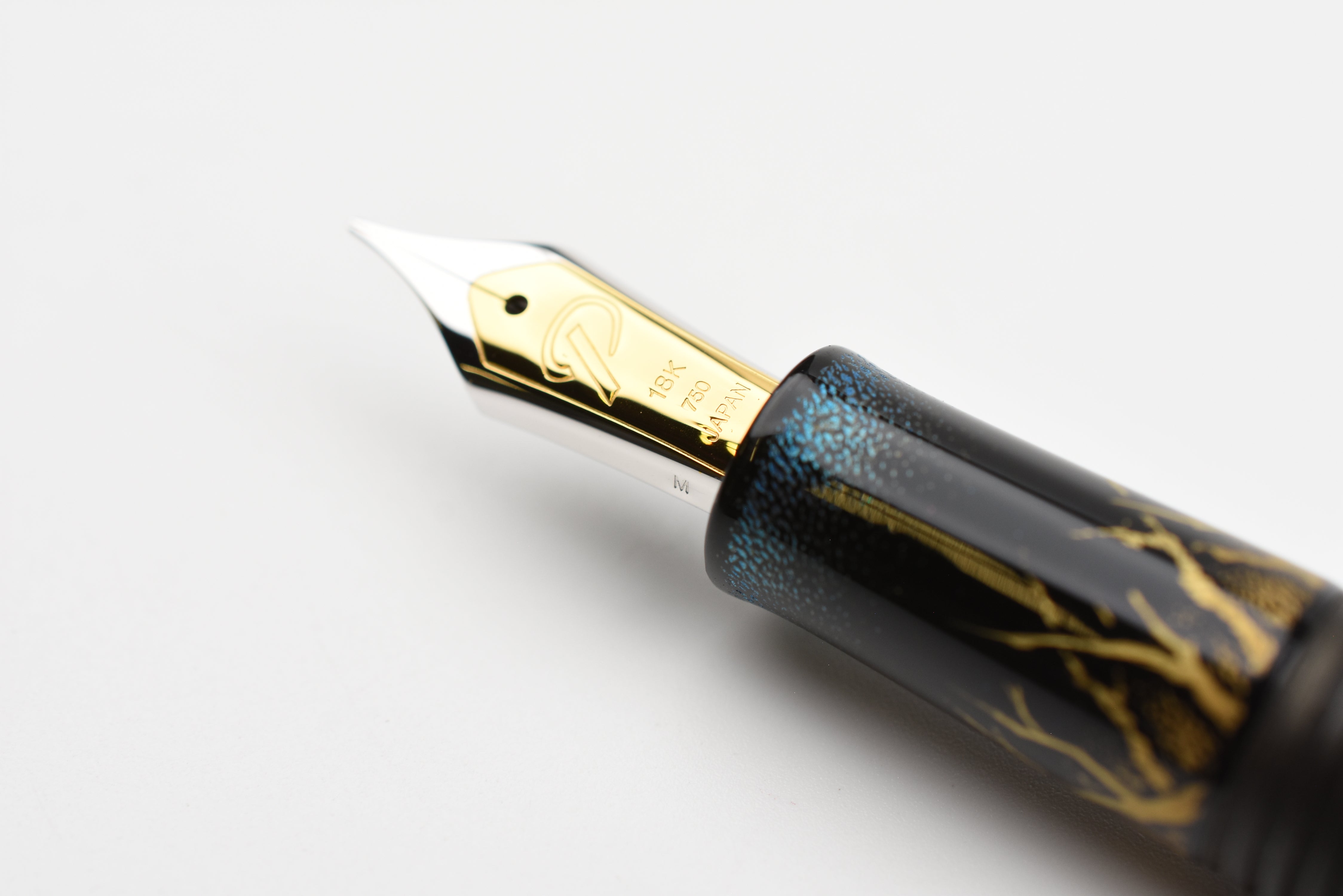 Taccia Palisades Octagonal Collection Fountain Pen - Chinkin Eagle - Limited Edition