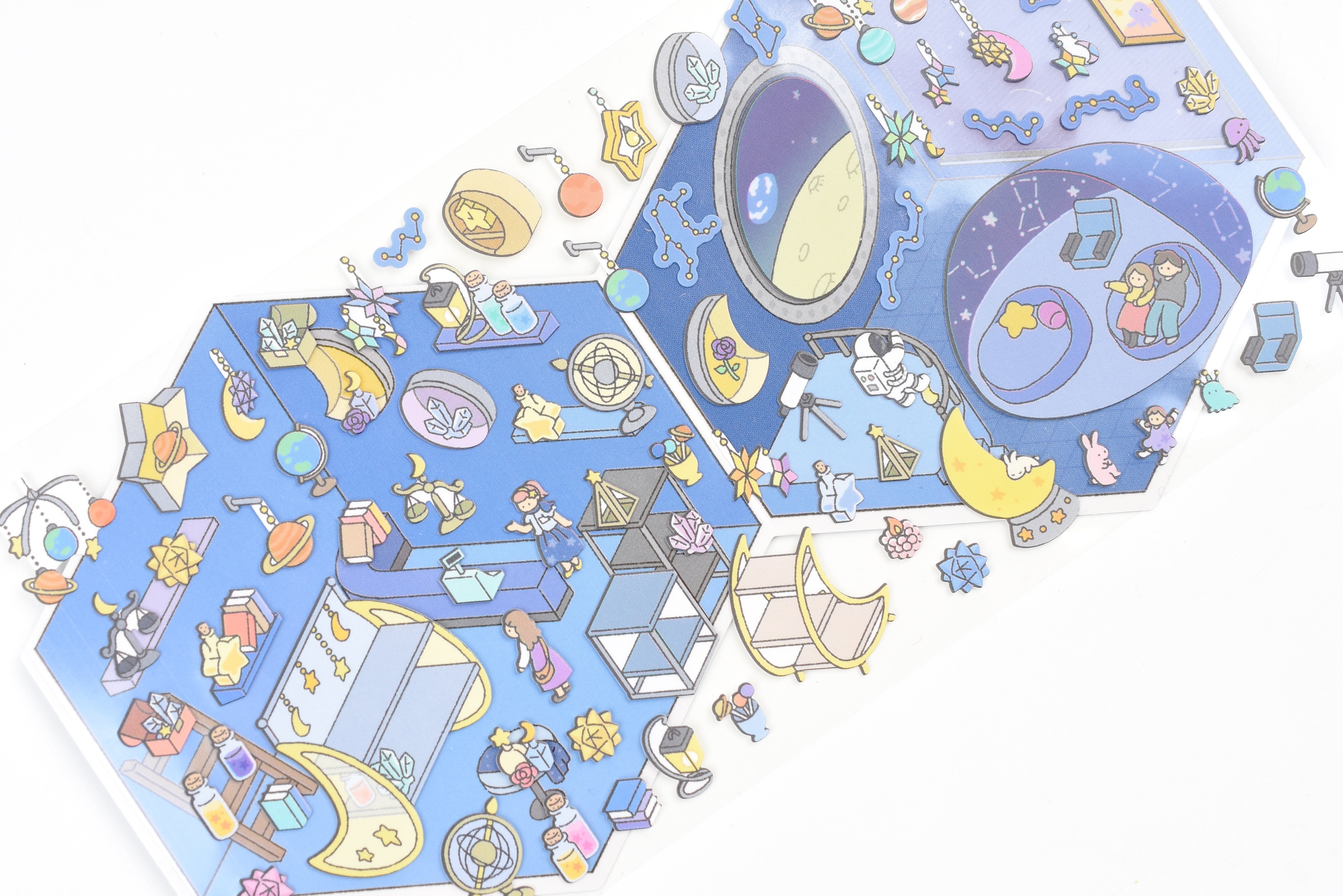 Kamio Room Decoration Sticker Sheet - Small World - Starry Sky Shop