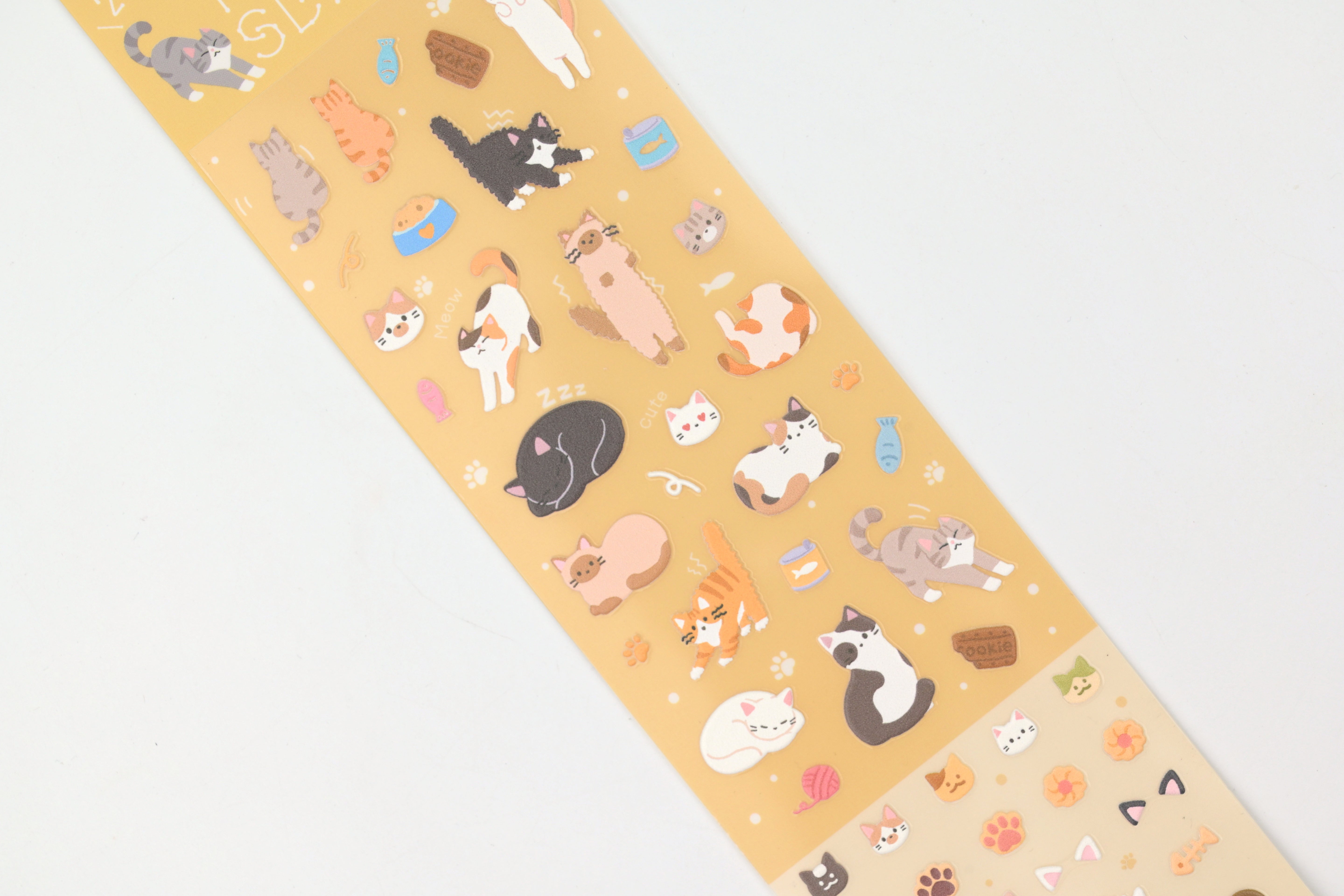 BGM Sticker Sheet - Icing Stickers - Cat Days