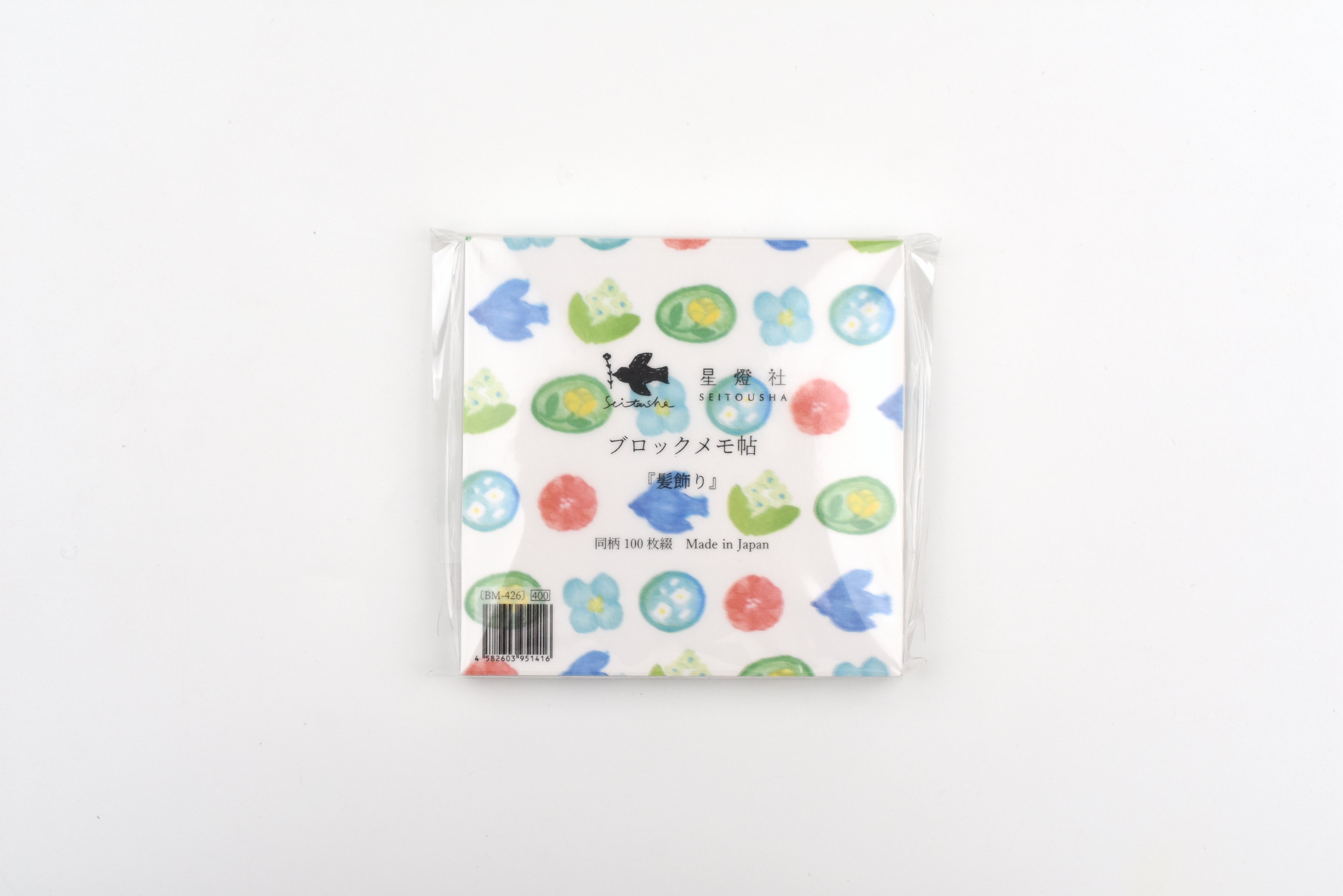 Seitousha Block Memo Pad - Hair Ornament