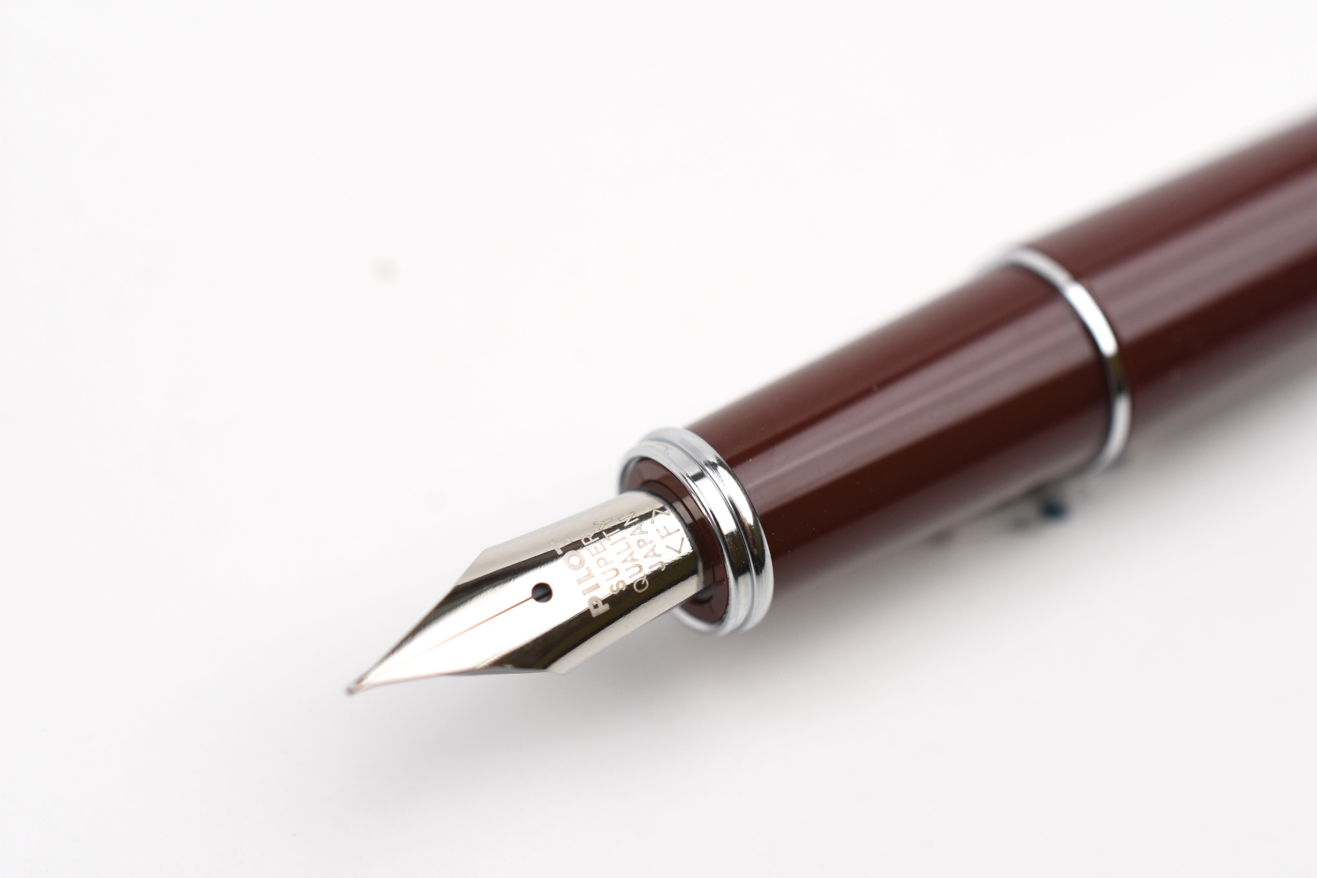 Pilot Prera Fountain Pen - Red Brown