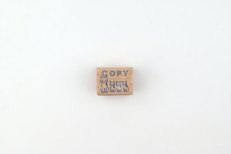 Pottering Cat Wooden Stamp - Small - Copy Cat