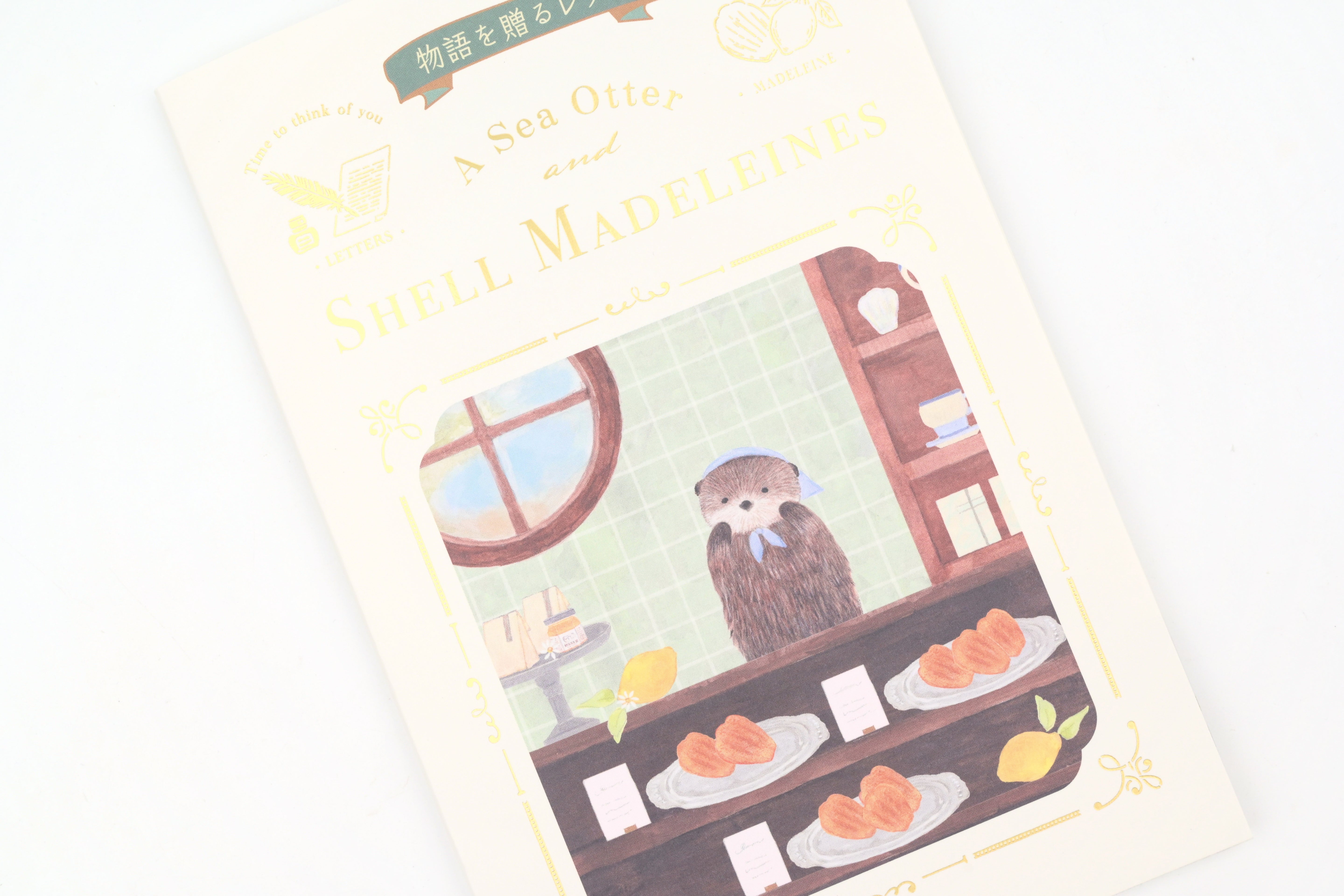 NB Letter Paper - Ressa - A Sea Otter and Shell Madeleines