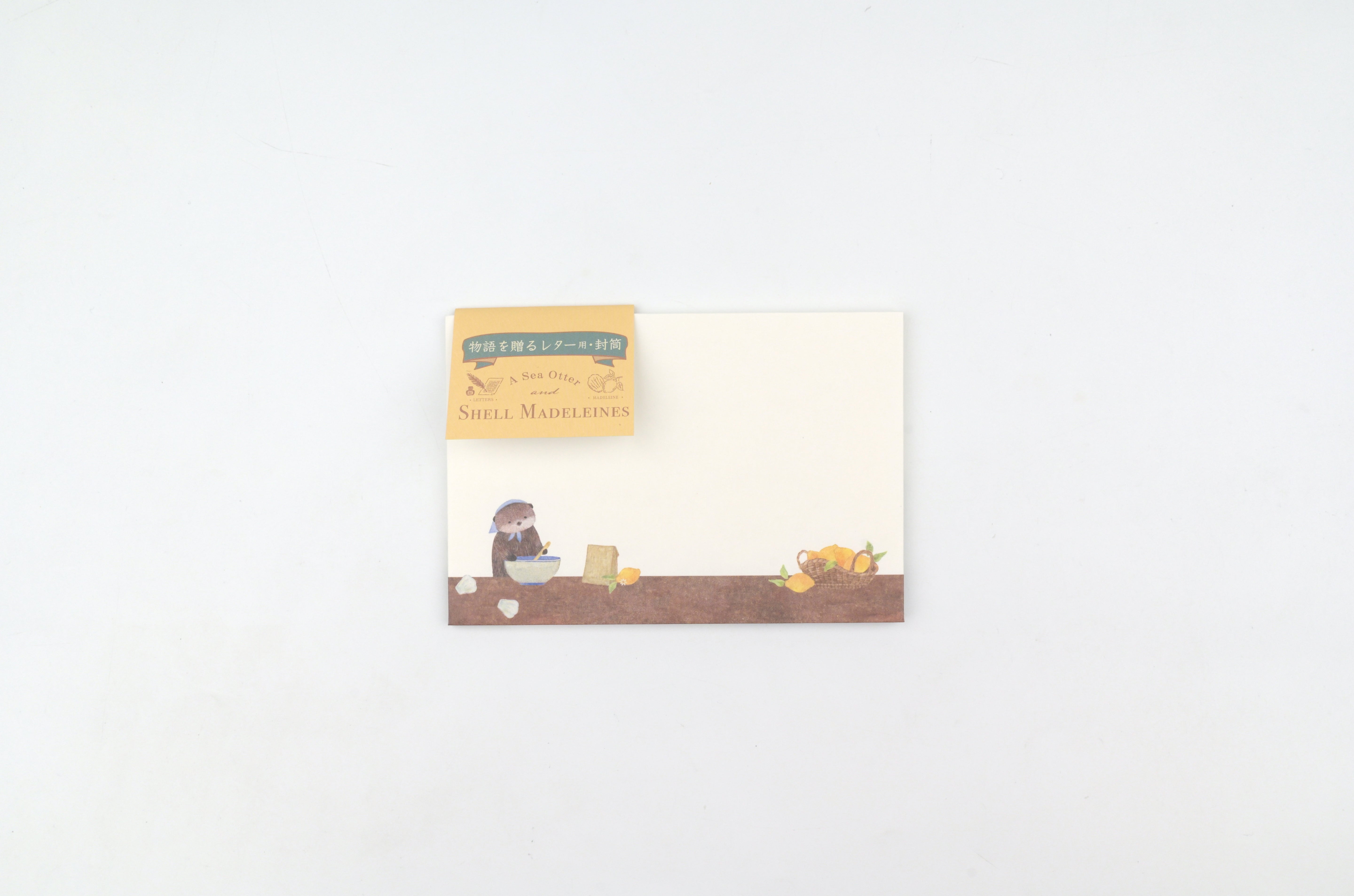 NB Envelopes - Ressa - A Sea Otter and Shell Madeleines