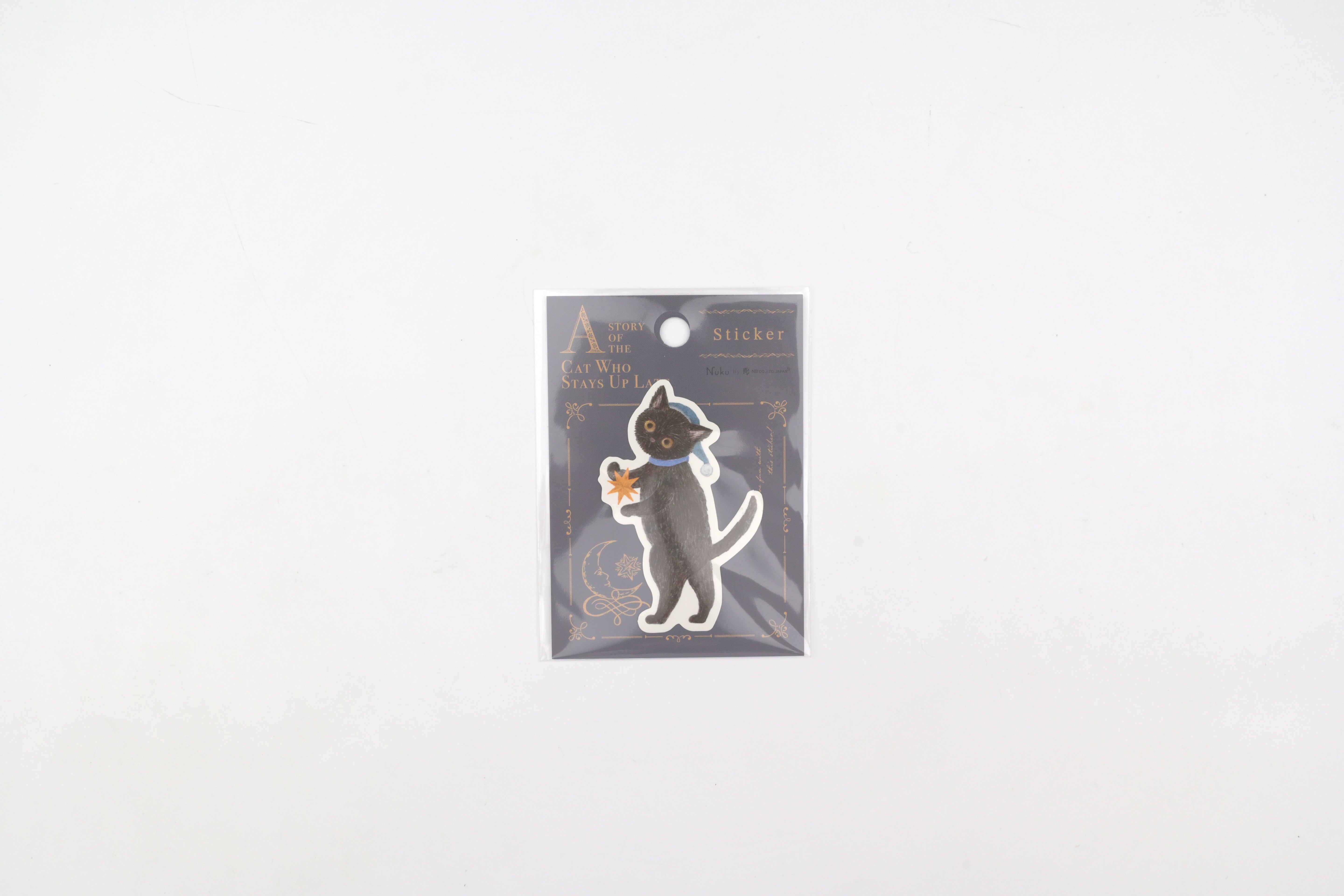 NB Die-cut Sticker - Ressa - The Cat Who Stays Up Late