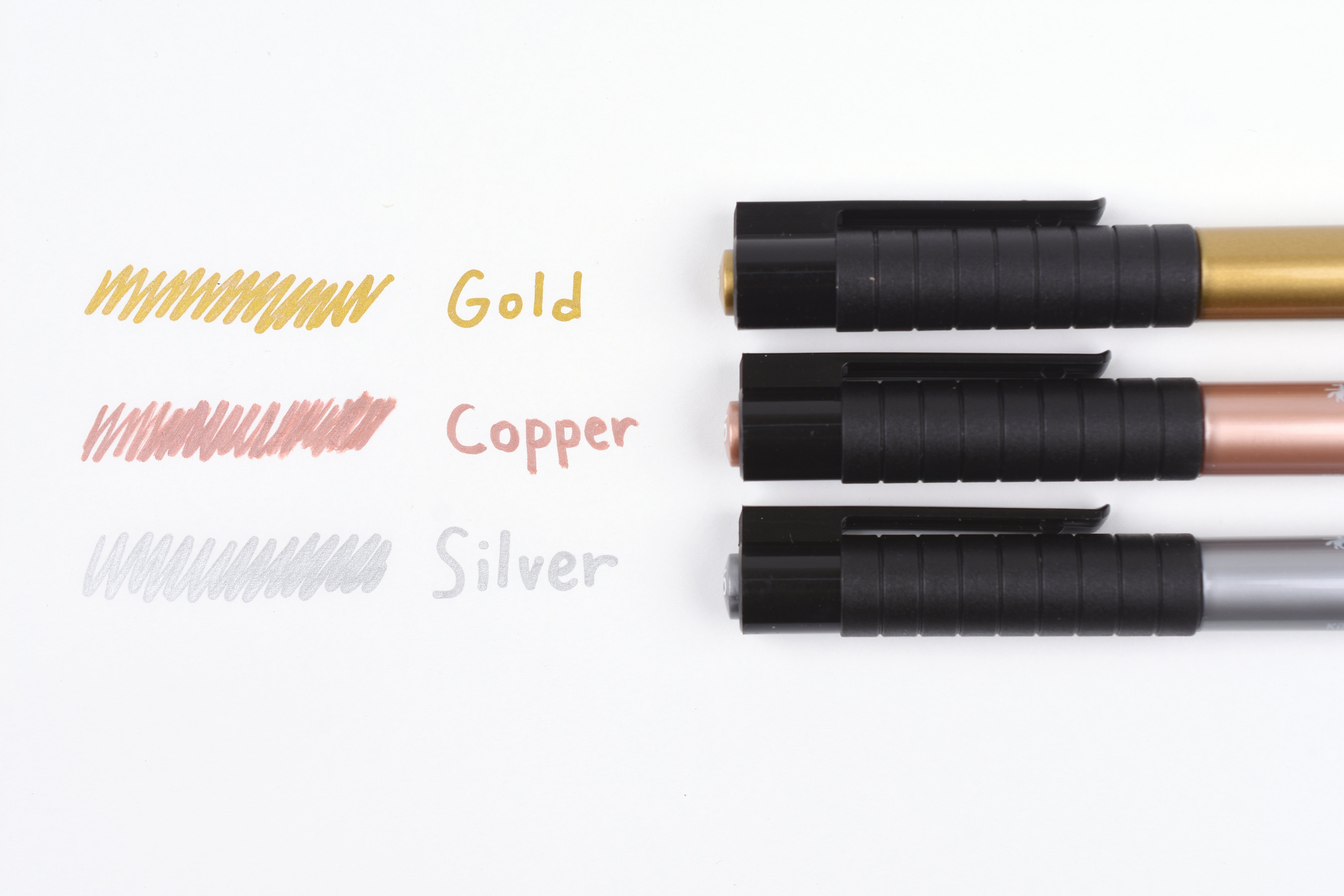 Faber-Castell - Pitt Artist Pens - Metallic Art - 3 Color Set