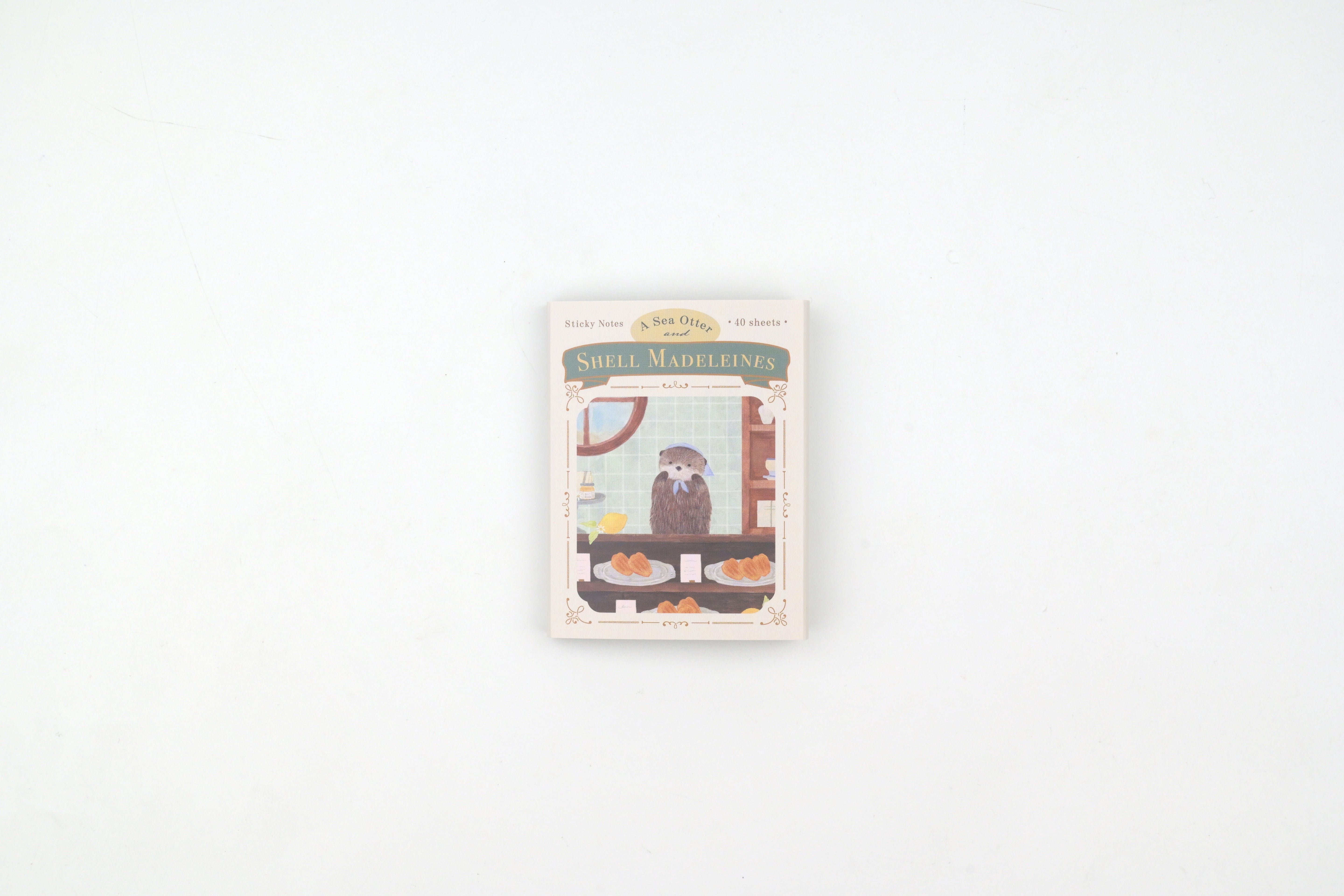 NB Sticky Notes - Ressa - A Sea Otter and Shell Madeleines