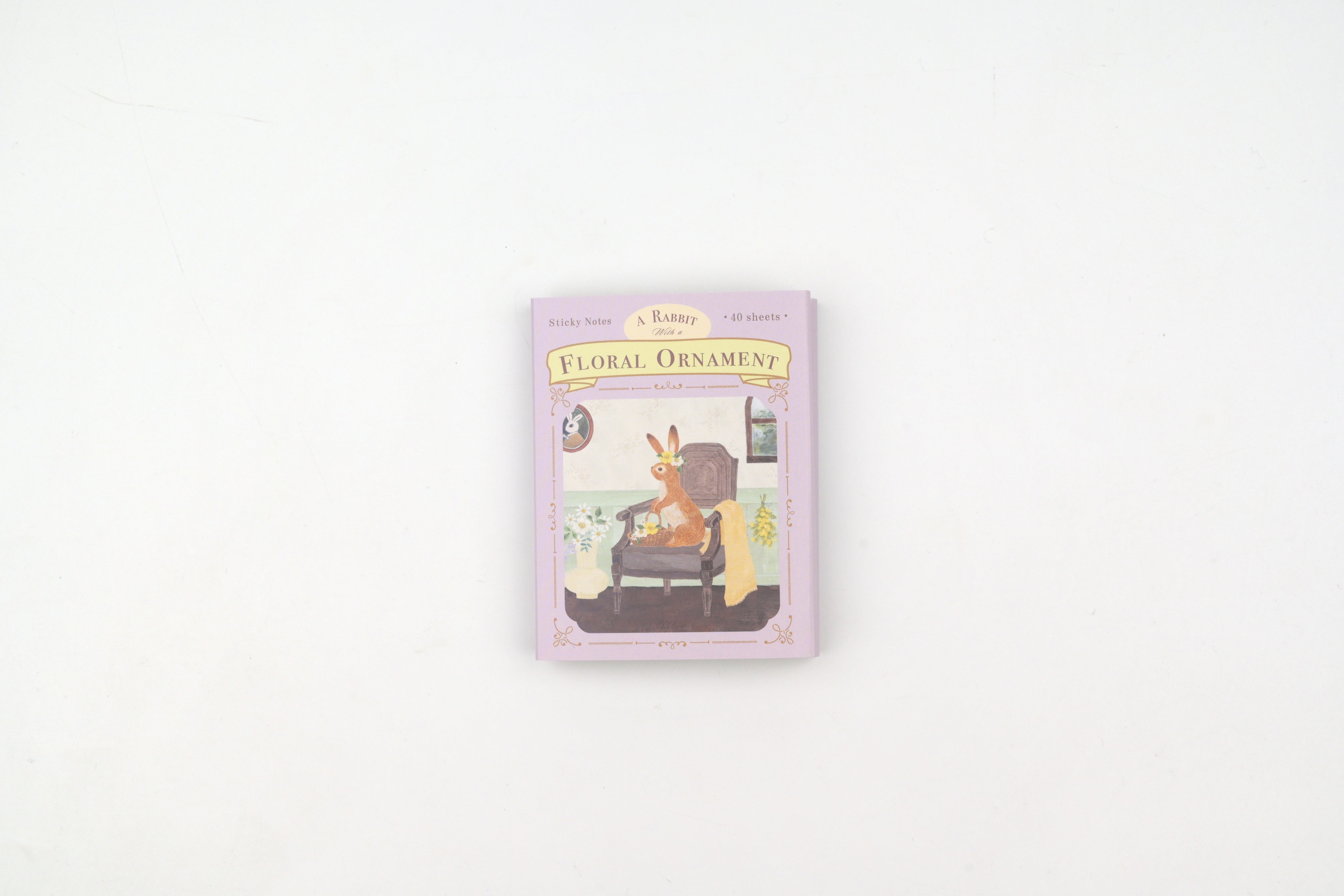 NB Sticky Notes - Ressa - A Rabbit with a Floral Ornament