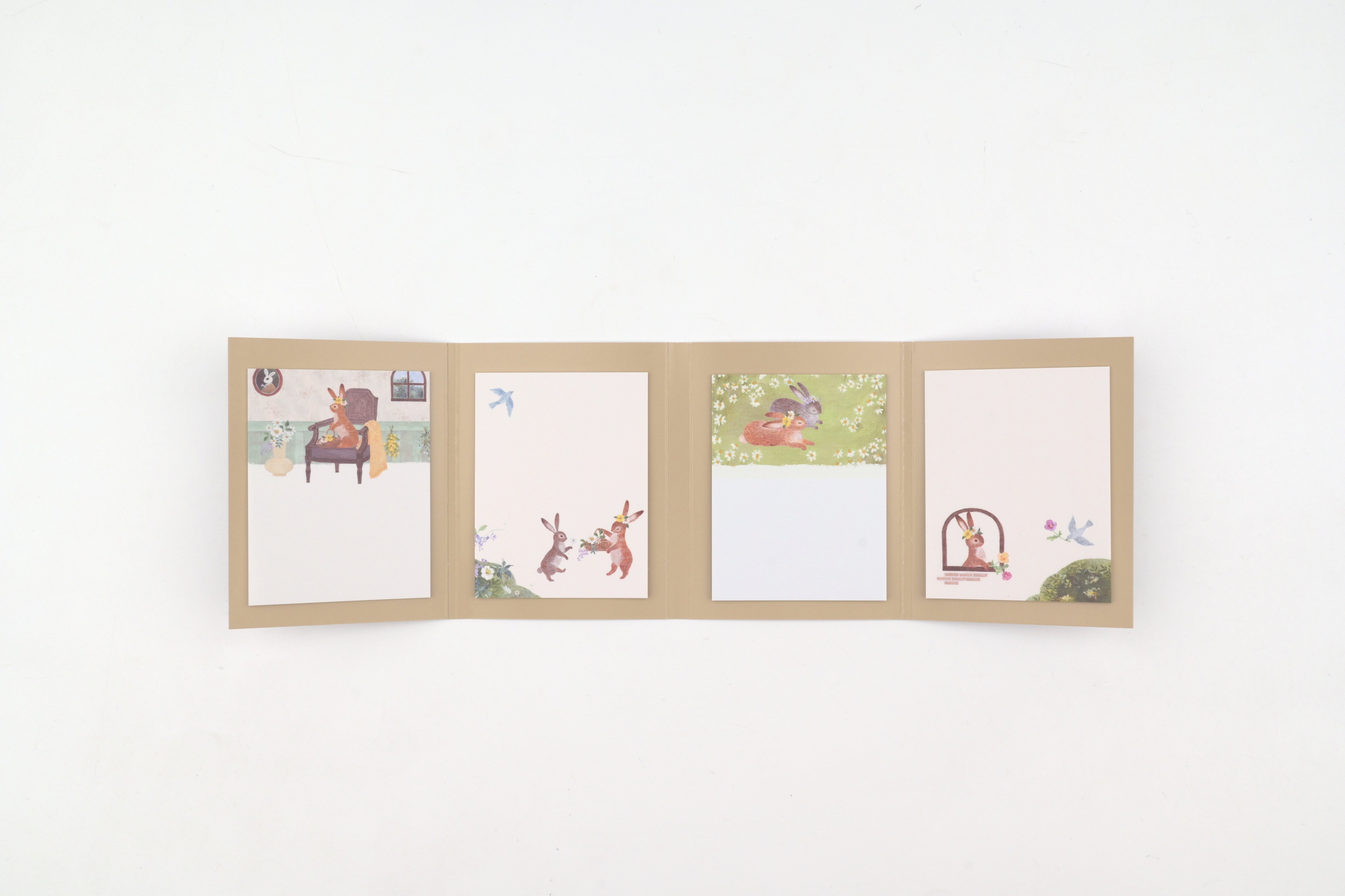 NB Sticky Notes - Ressa - A Rabbit with a Floral Ornament