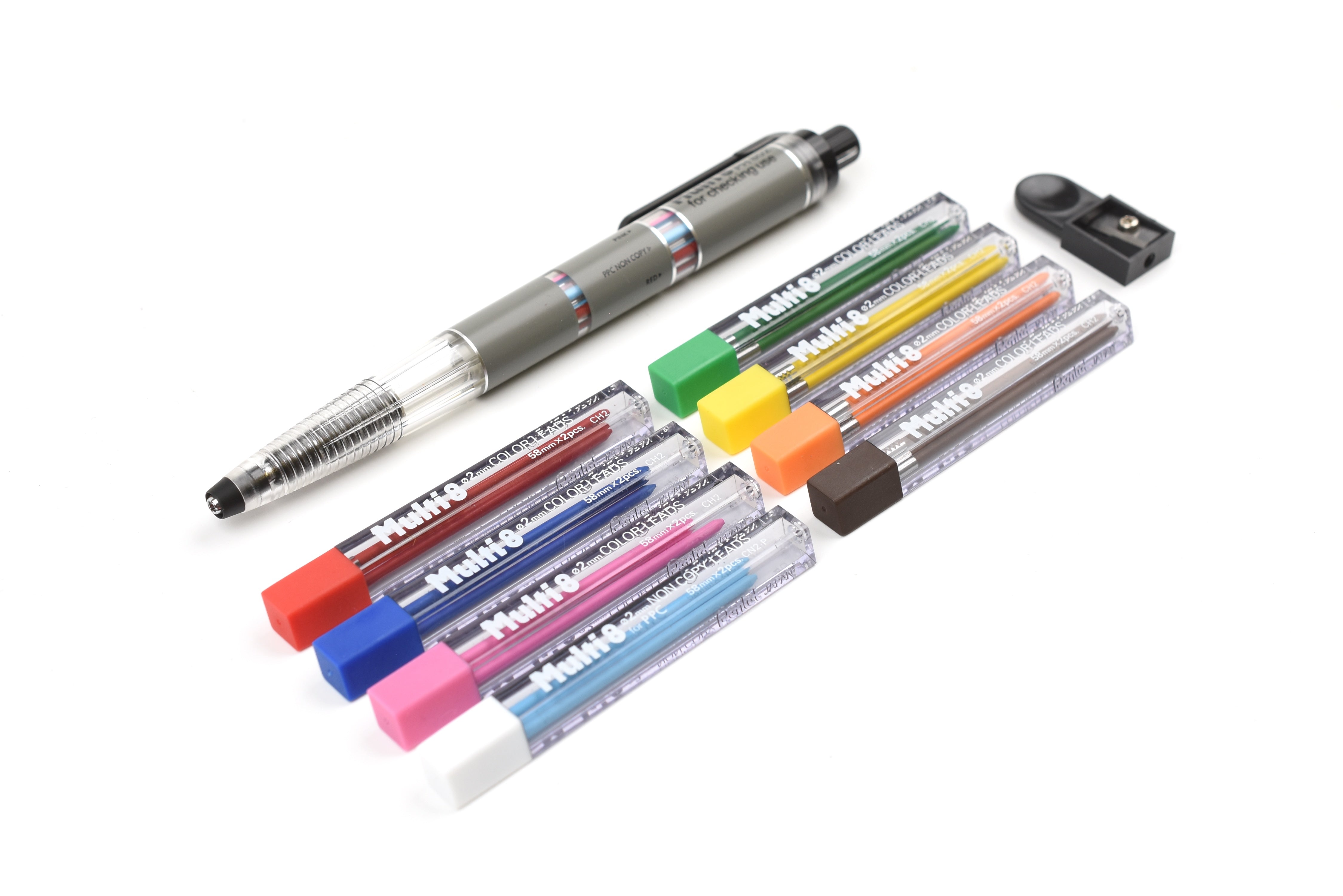 Pentel Multi 8 Mechanical Pencil - 8 Color Refills Set
