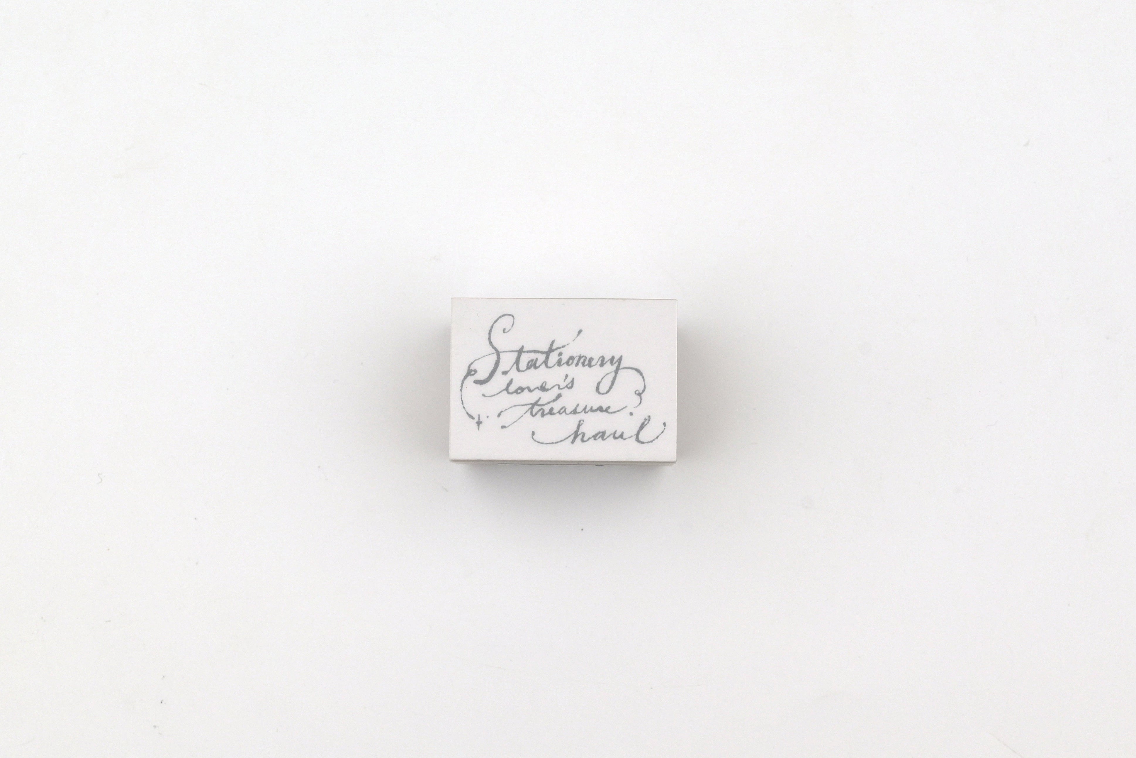 LCN Wooden Rubber Stamp - Treasure Haul