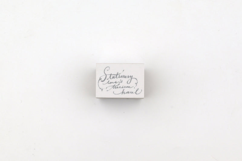 LCN Wooden Rubber Stamp - Treasure Haul