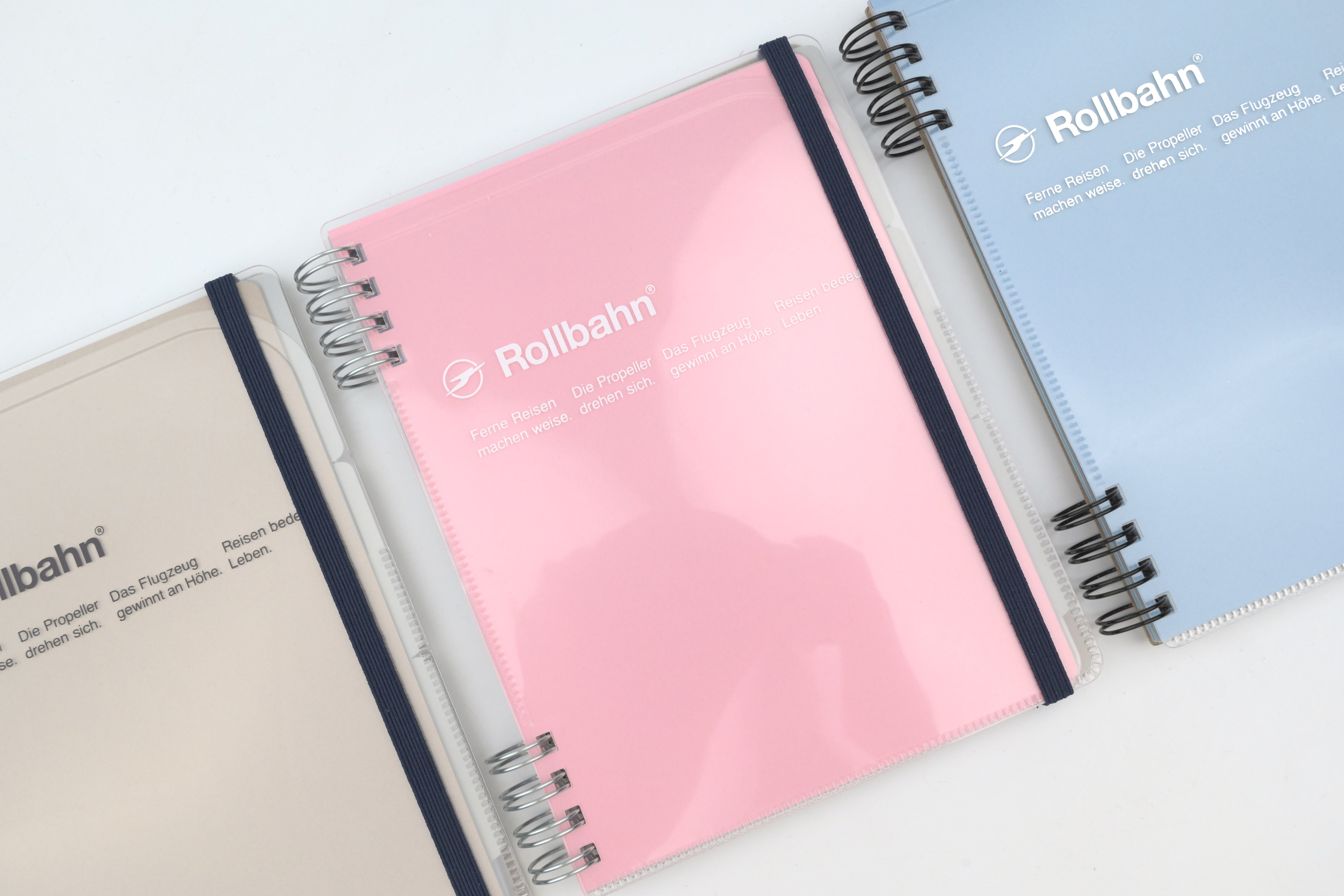 Rollbahn Flexible Cover 360° Notebook - Life Log - Clear Pocket - Large