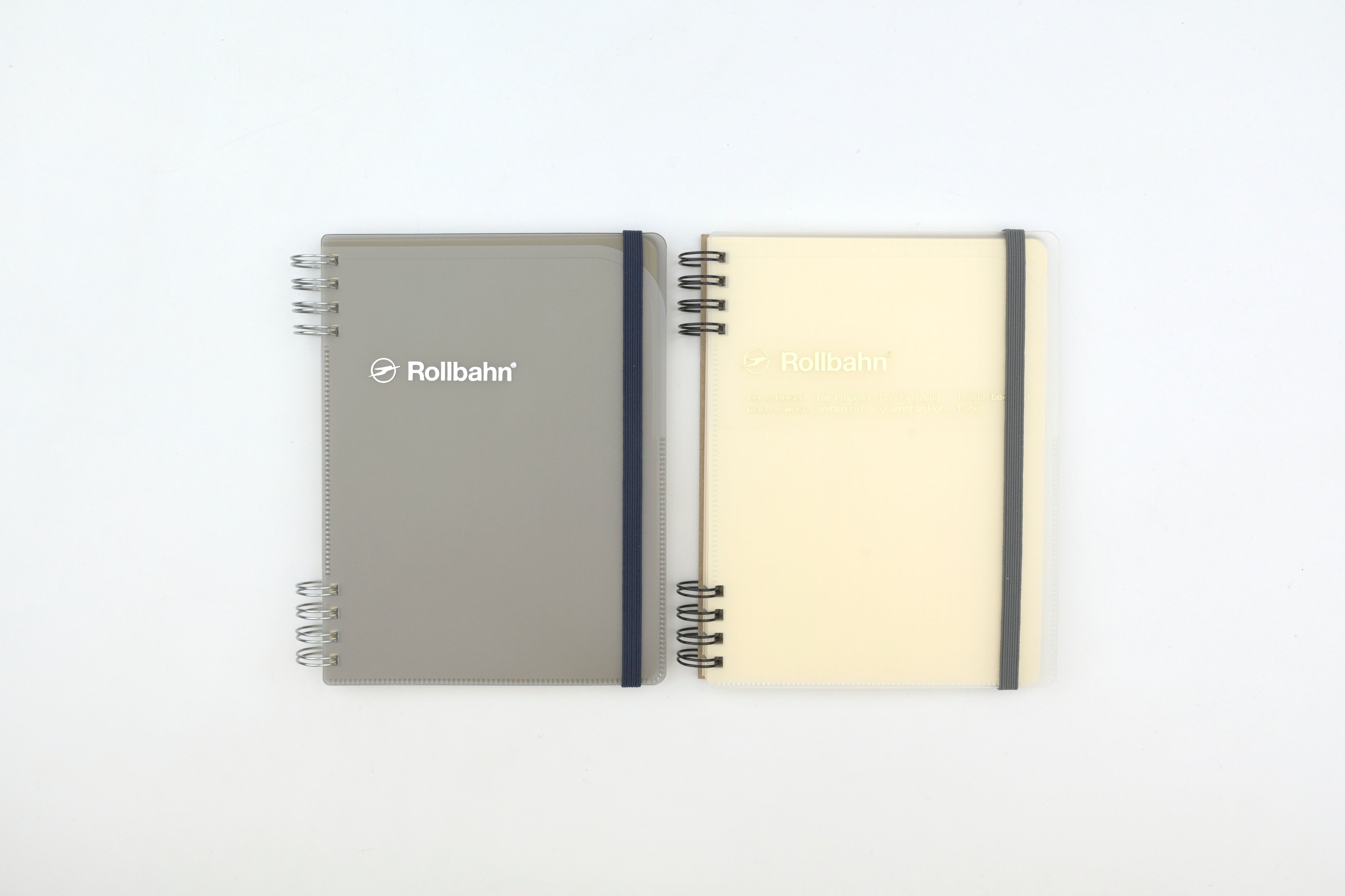 Rollbahn Flexible Cover 360° Notebook - Traveling - Clear Pocket - Large