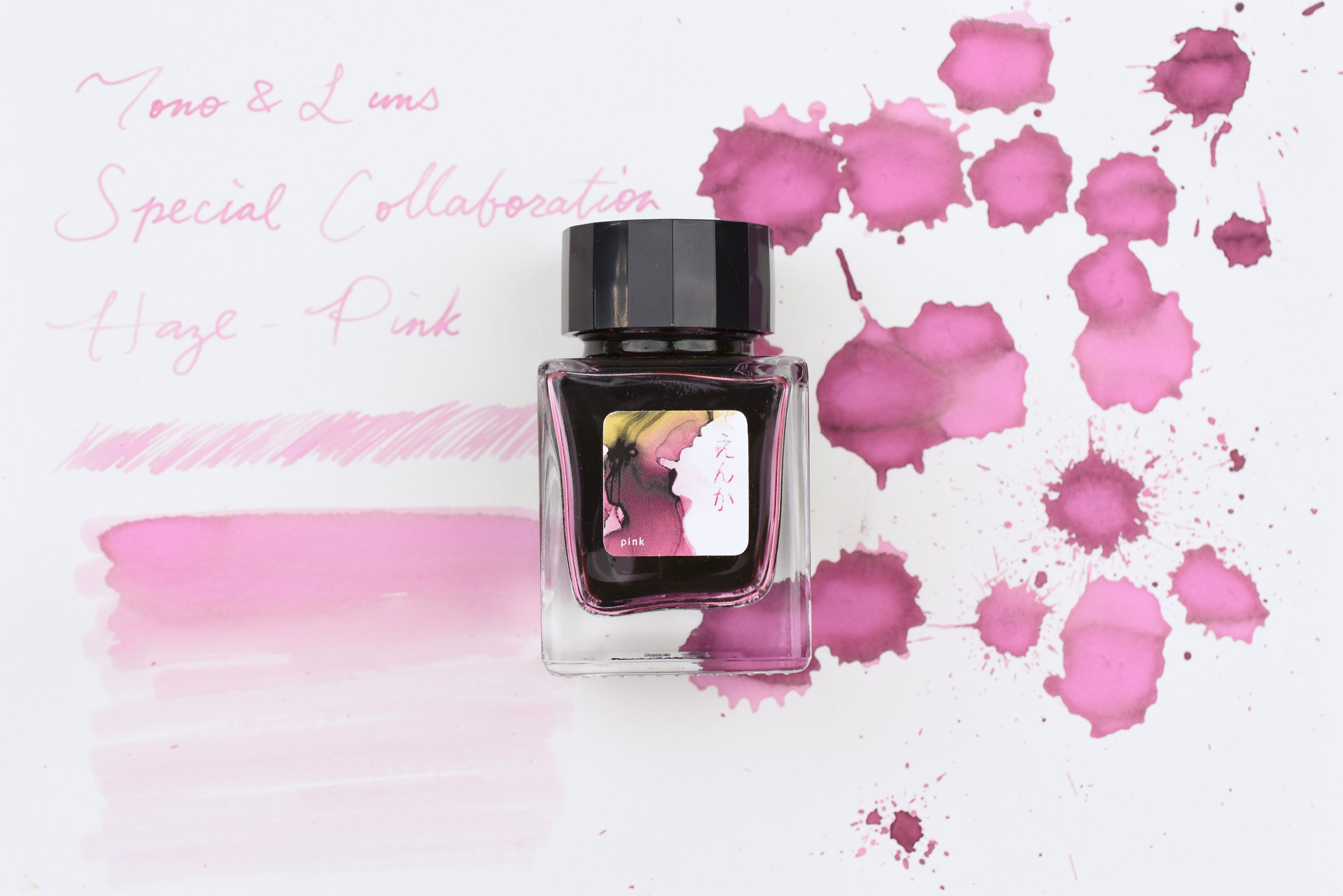 Tono & Lims Ink Bottle - Special Collaboration - Haze(えんか) Pink - 30ml