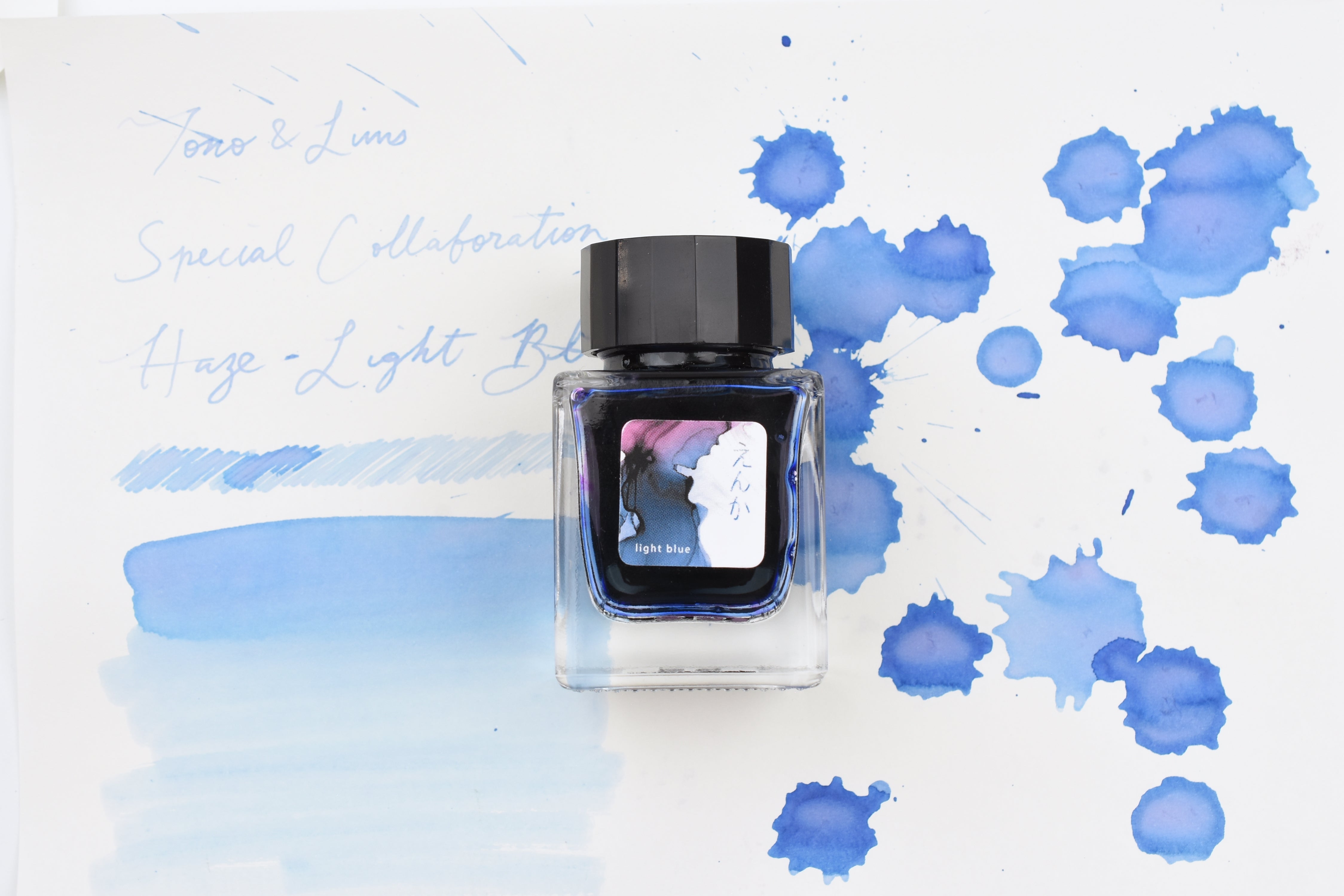 Tono & Lims Ink Bottle - Special Collaboration - Haze(えんか) Light Blue - 30ml