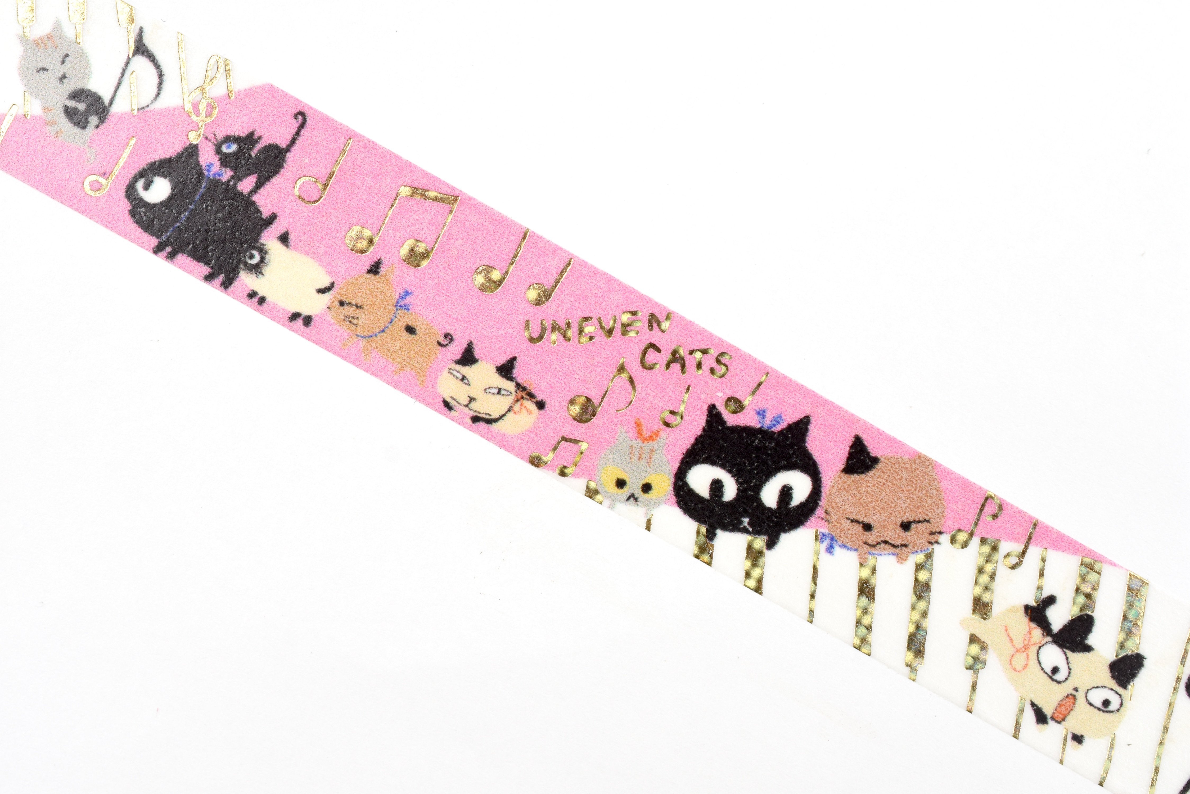 SEAL-DO Washi Tape - Nekonekone - Uneven Cats