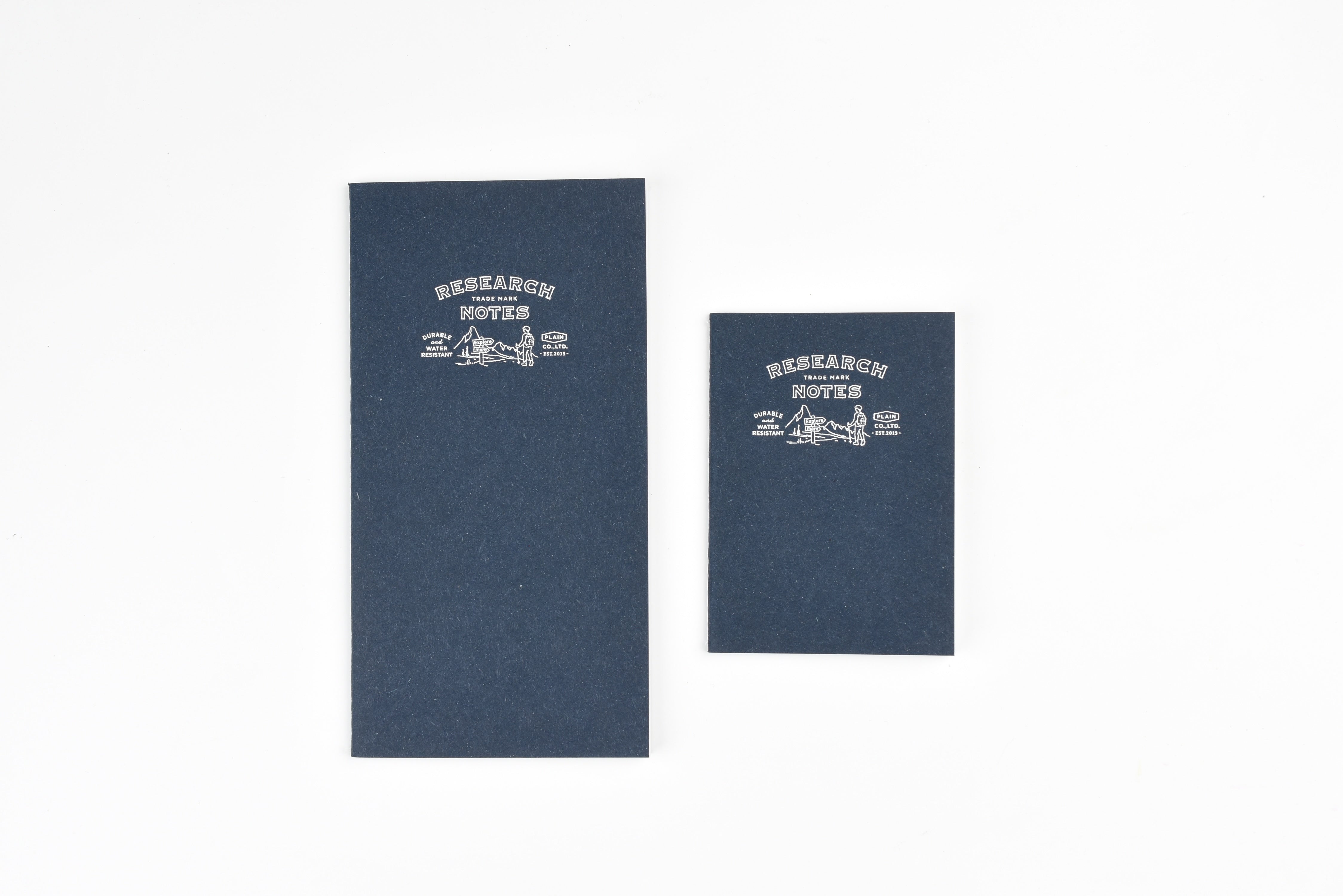Plain Stationery Research Notes - Water-Resistant Notebook