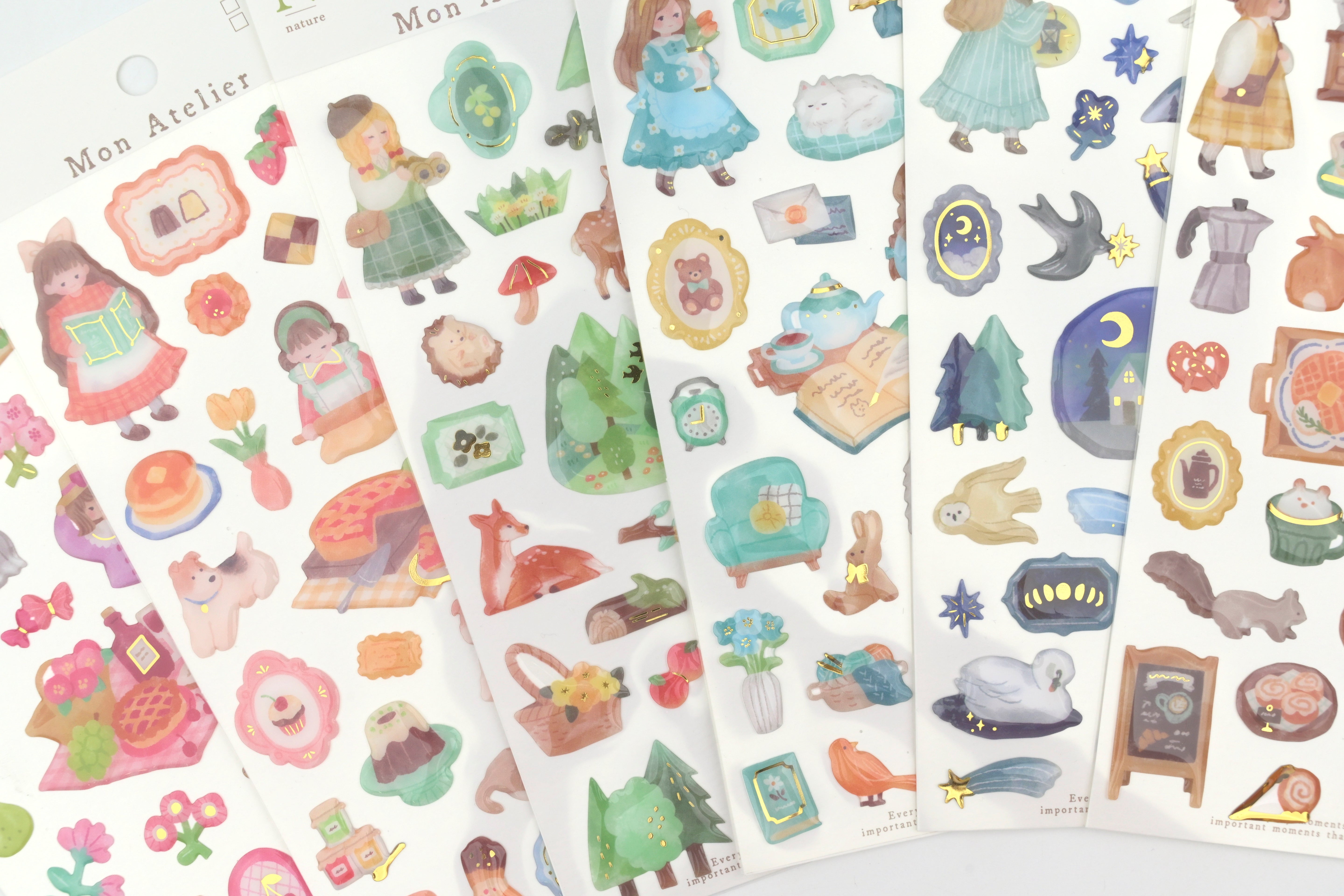 Mind Wave Puffy Stickers - Mon Atelier