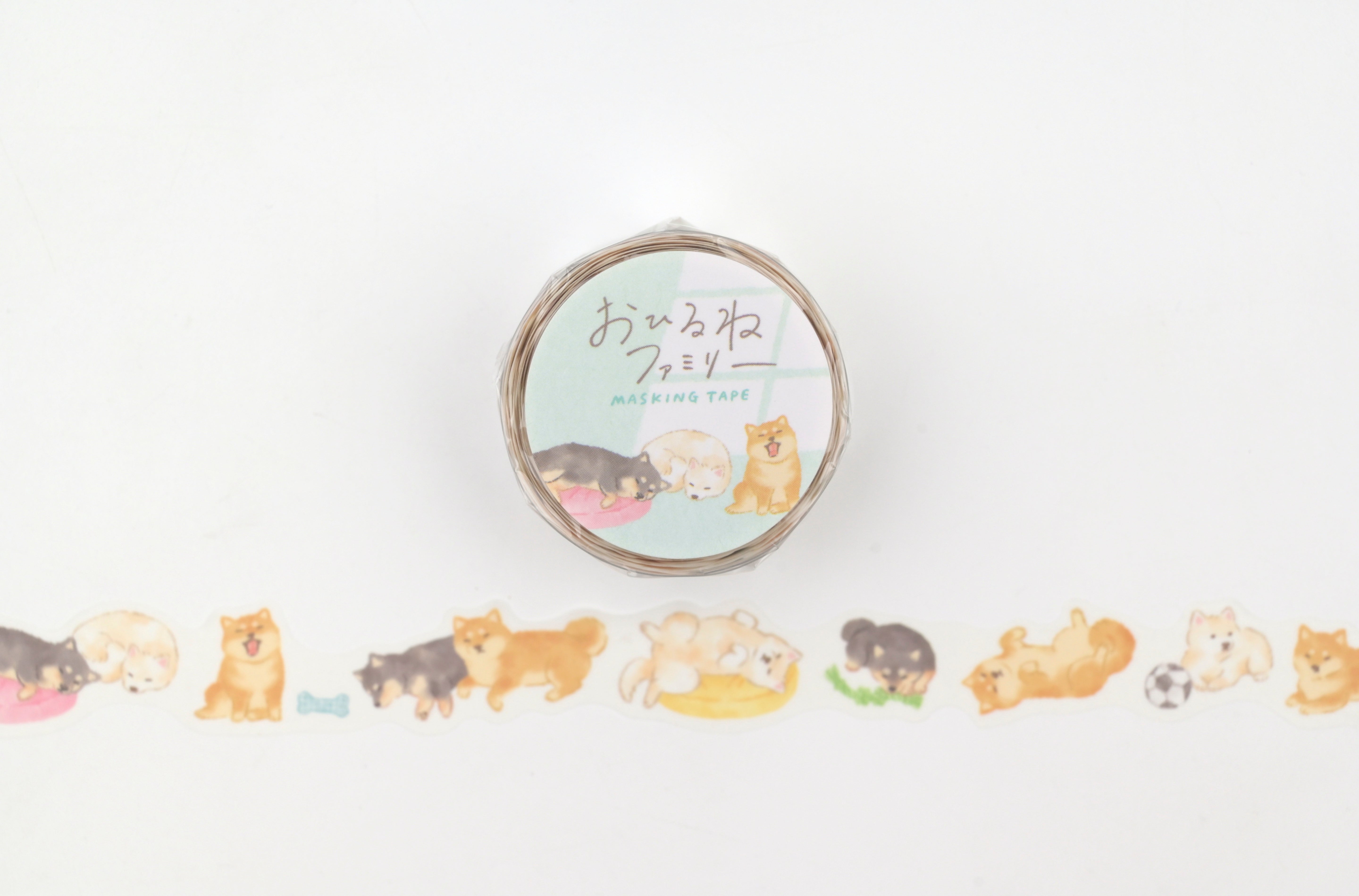 Mind Wave Die-Cut Masking Tape - Naptime Family Series - Shibata Family