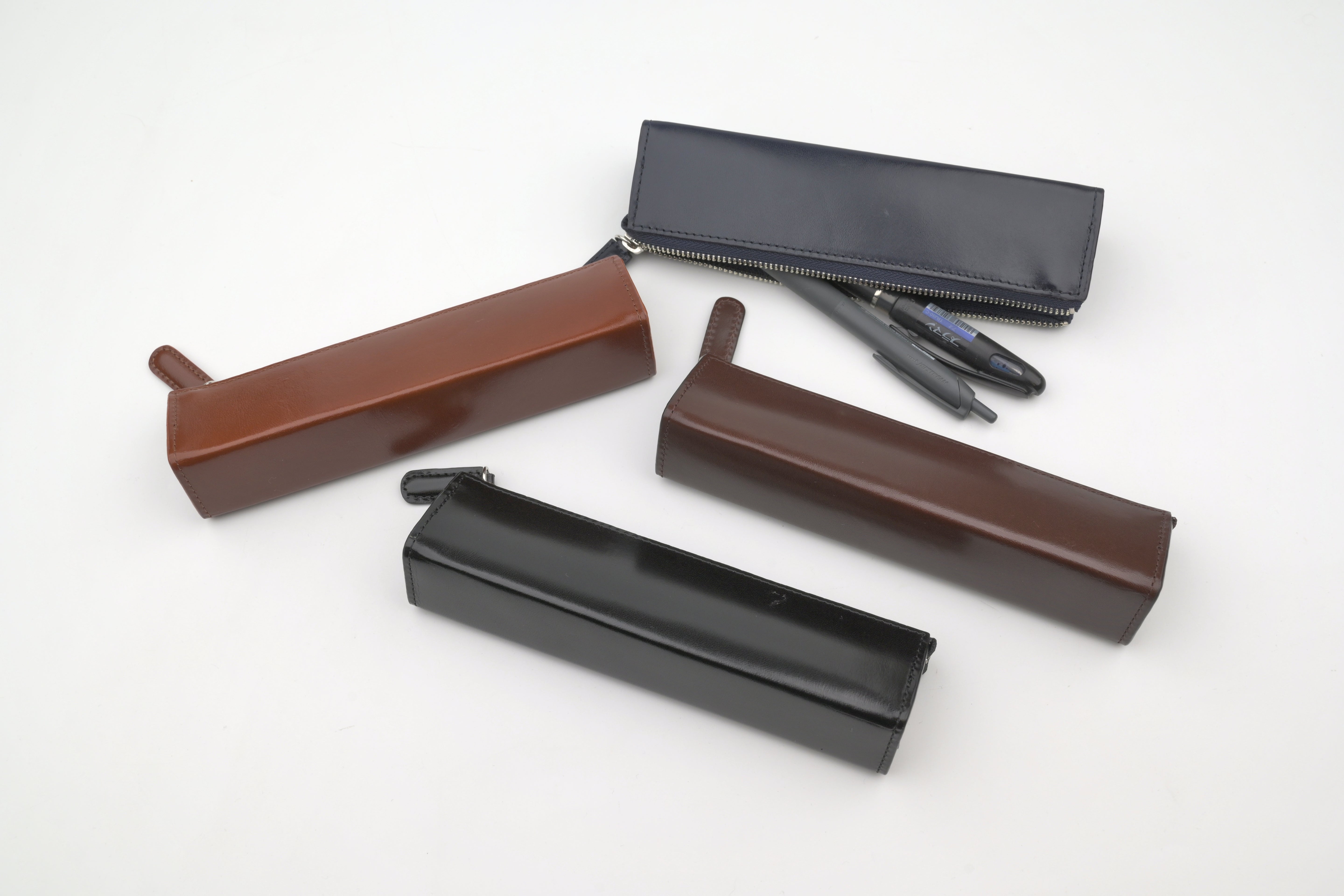 Slip-On CL Zipper Pen Pouch - Medium