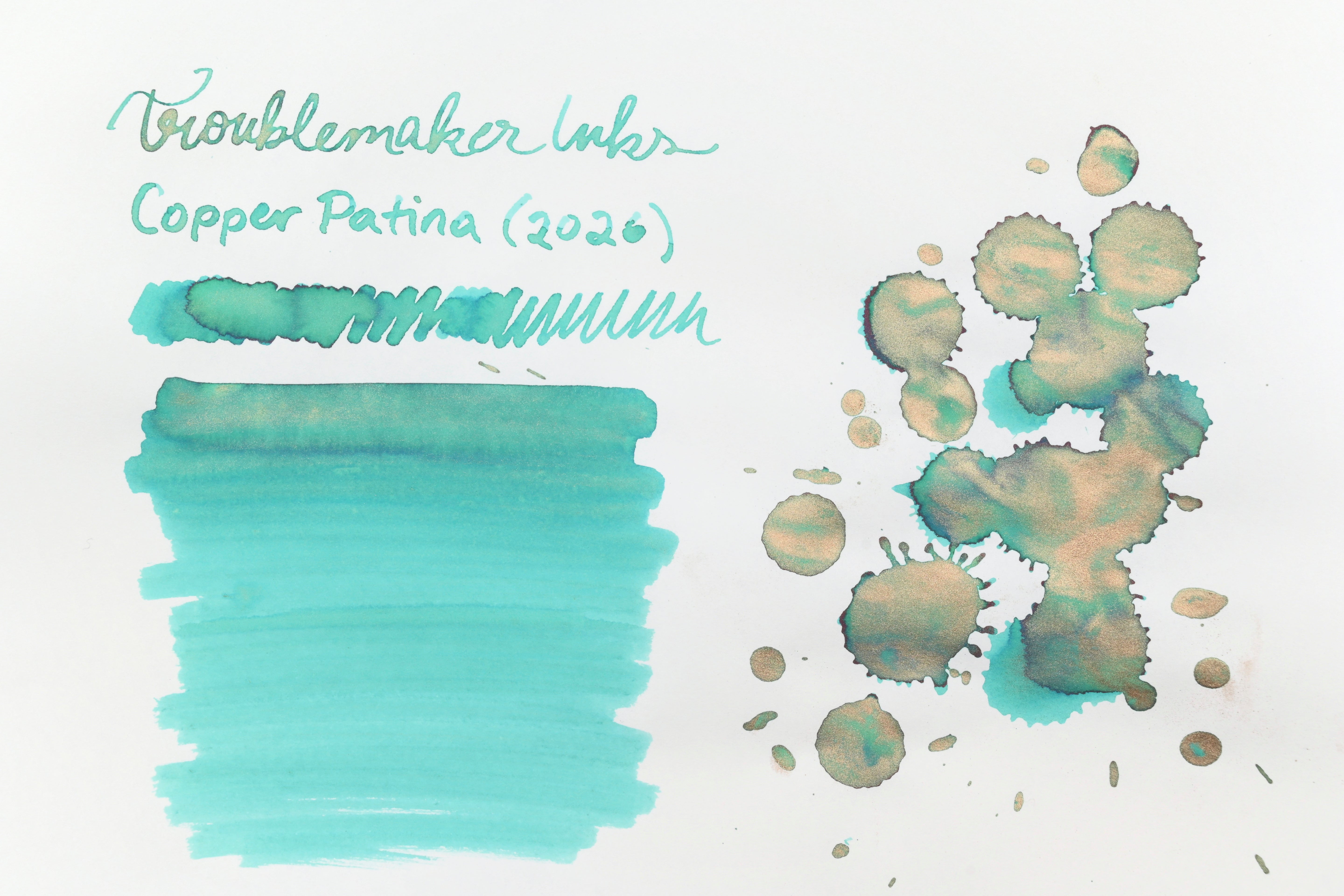 Troublemaker Inks - Shimmer - Copper Patina - 60 mL