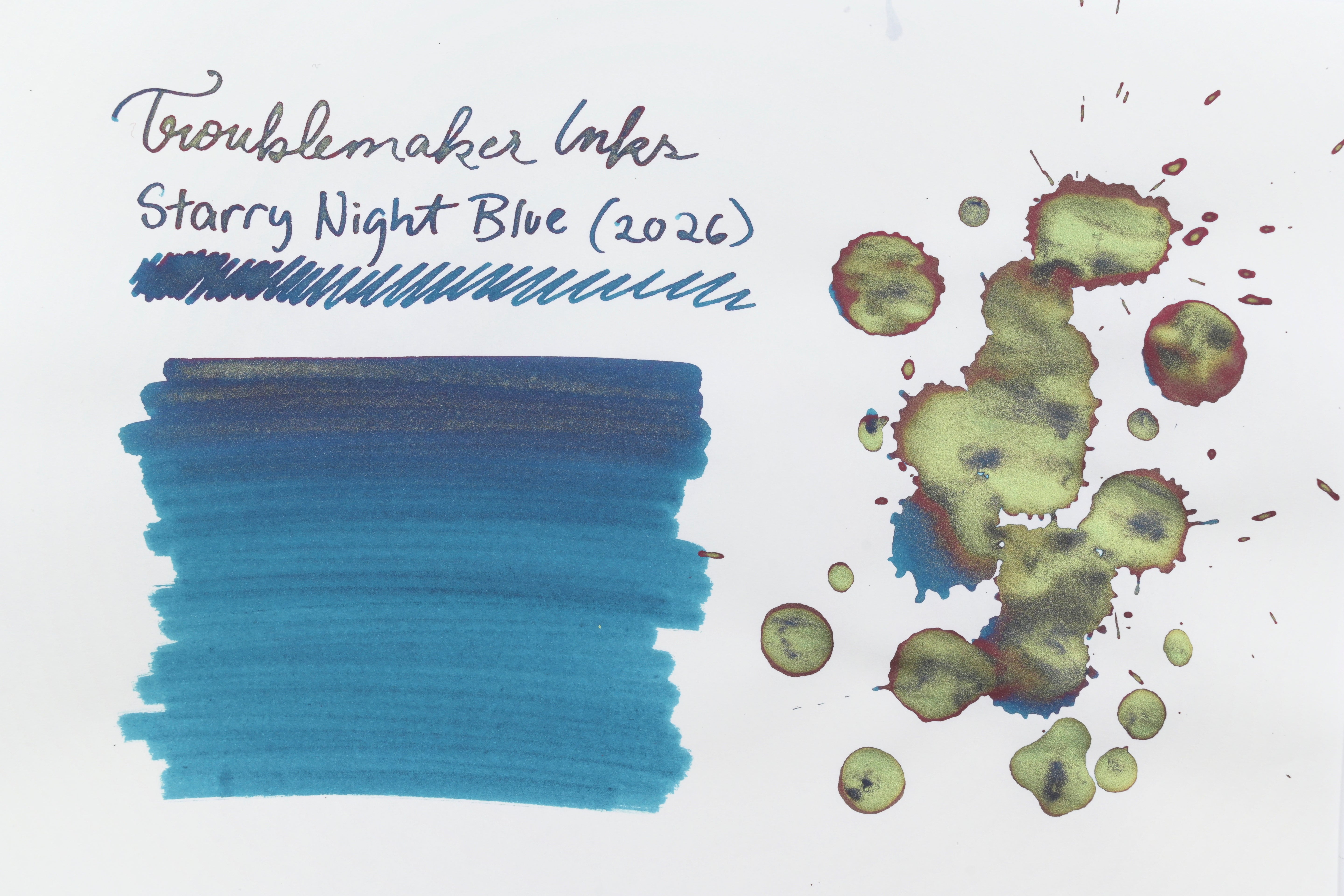 Troublemaker Inks - Shimmer - Starry Night Blue - 60 mL