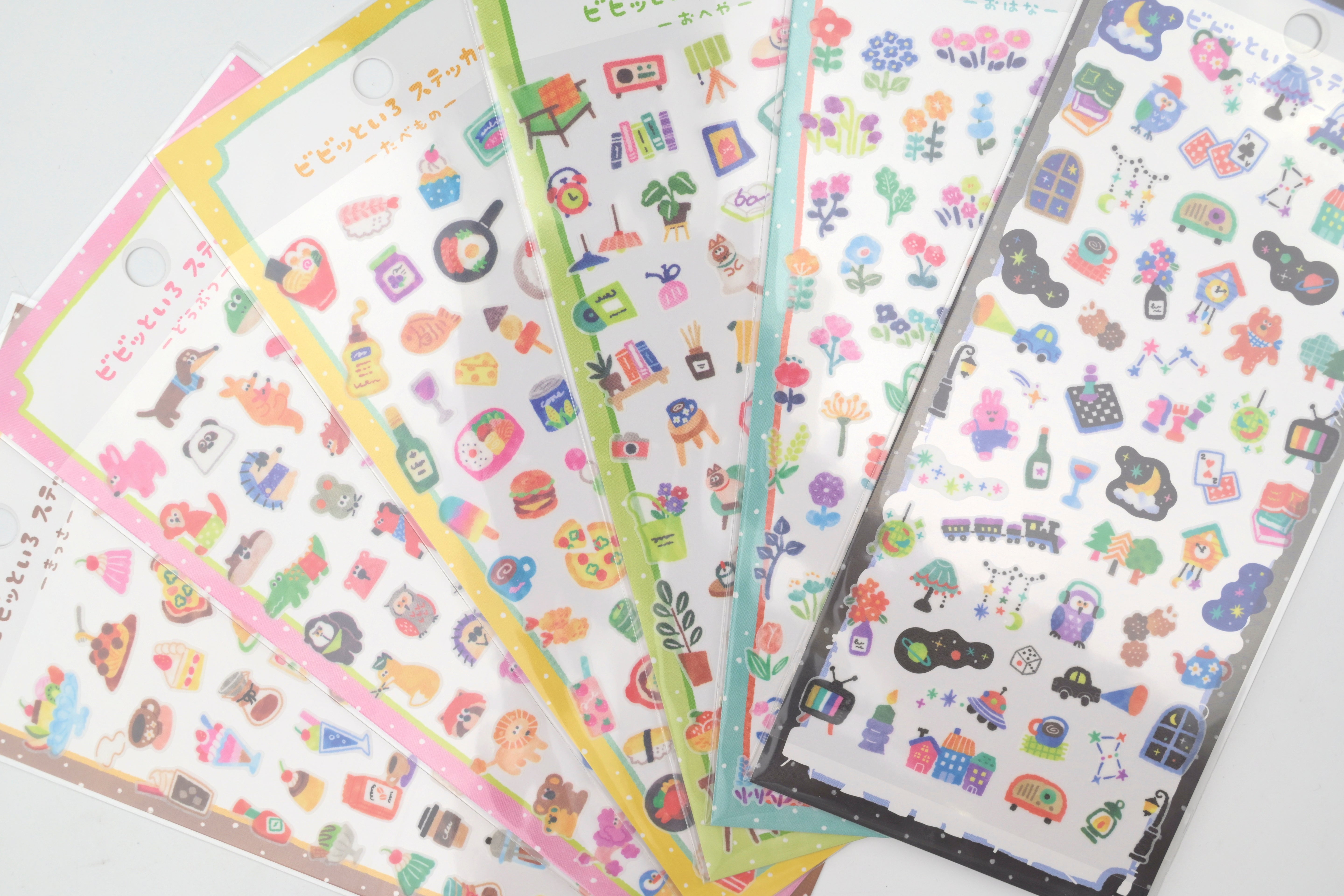 Mind Wave Sticker Sheet - Vivid Color