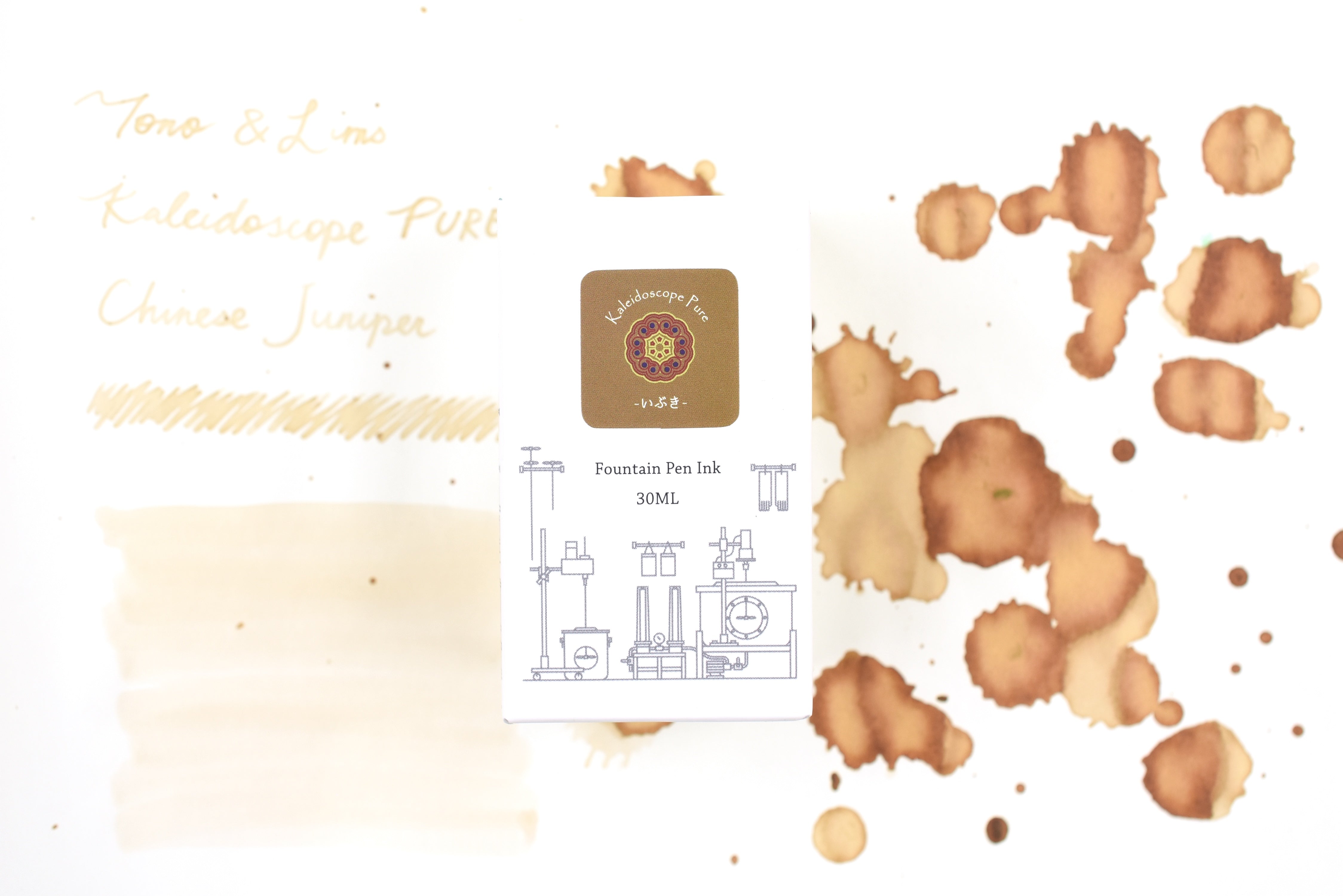 Tono & Lims Ink Bottle - Kaleidoscope Pure - いぶき(Chinese Juniper) - 30ml