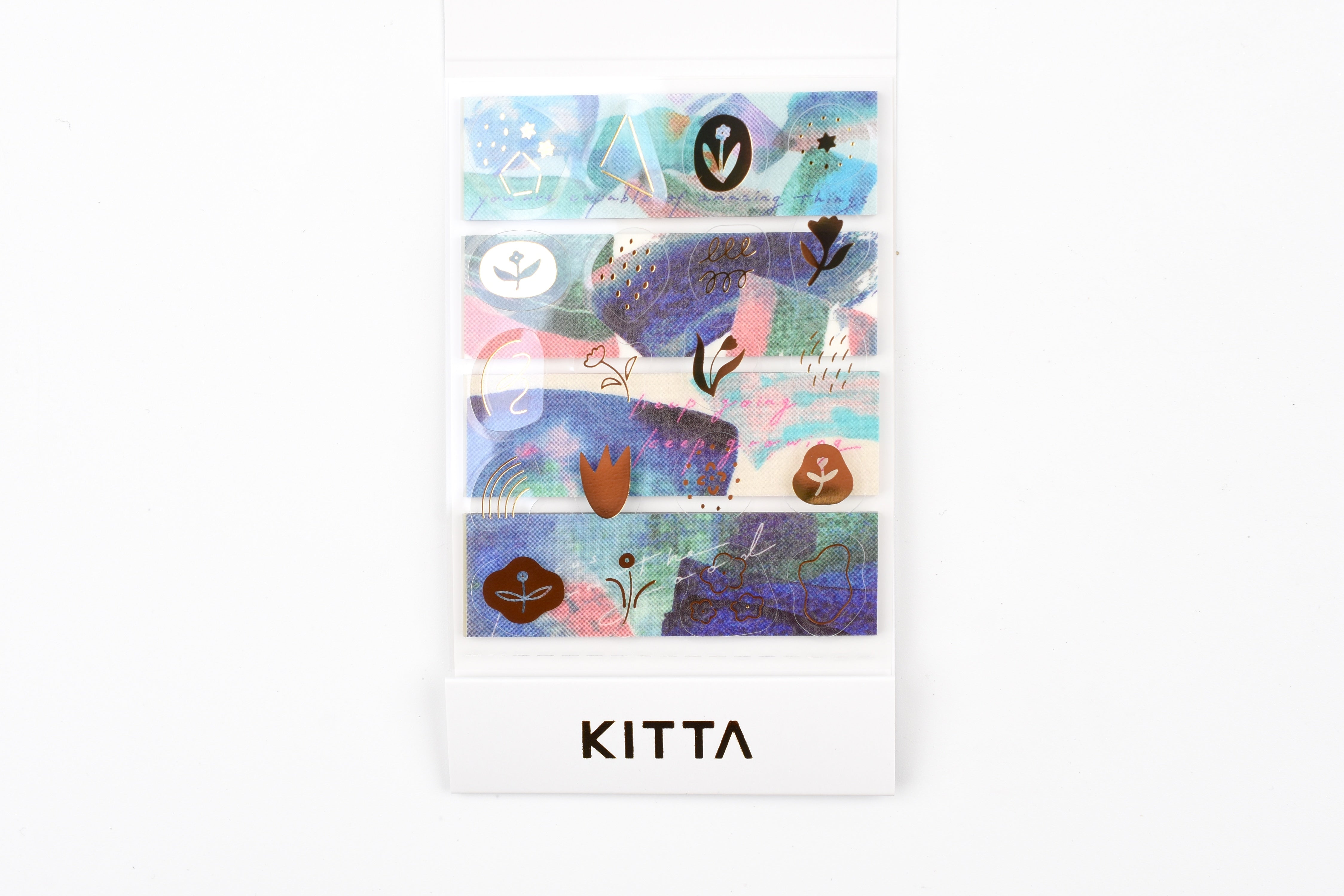Kitta Portable Washi Tape - Collage - Message