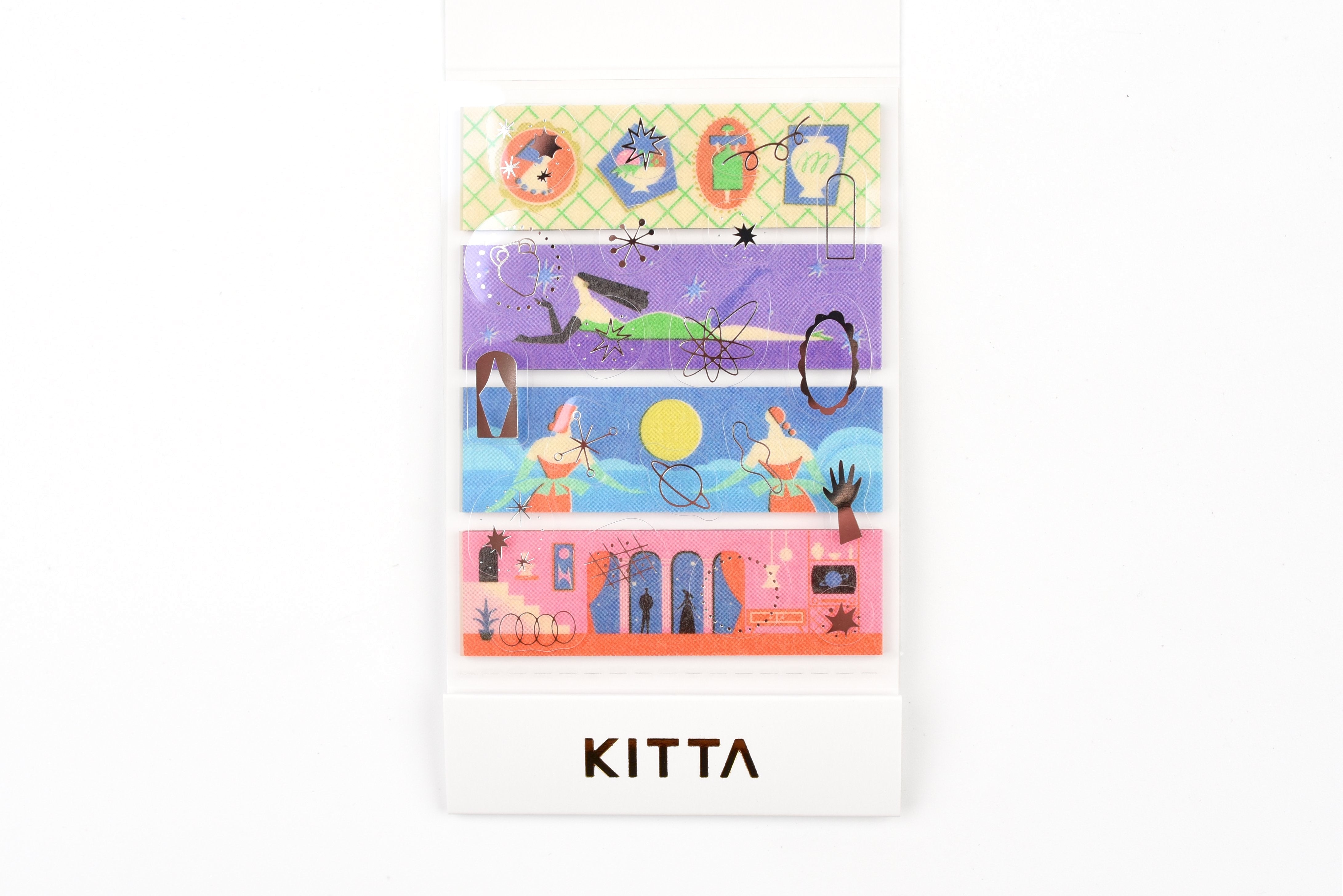Kitta Portable Washi Tape - Collage - Planet