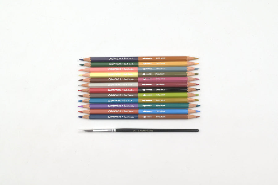 Caran d'Ache x Paul Smith Bicolor Pencil & Brush Set - 5th Edition