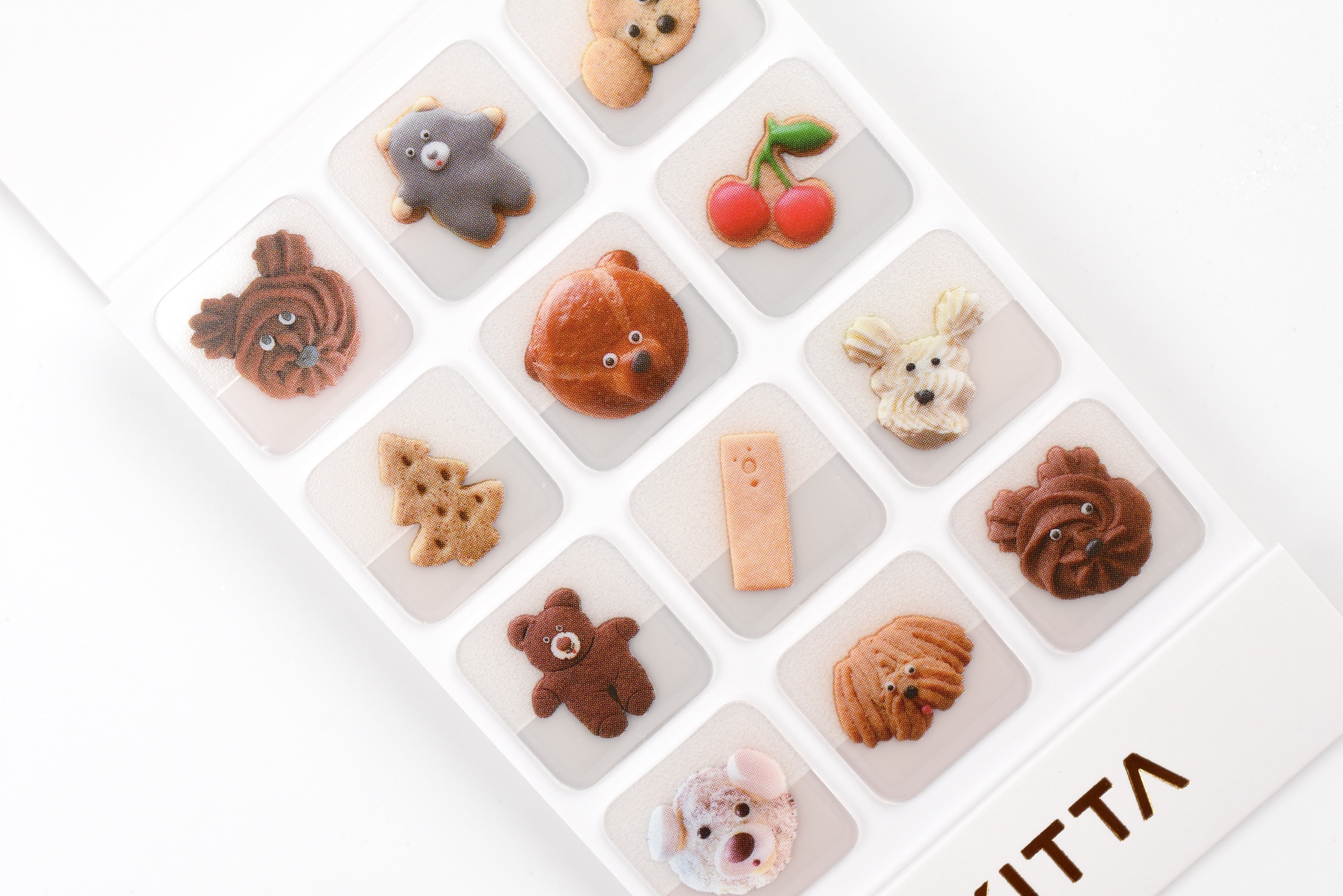 Kitta Portable Washi Tape - Clear - Snacks