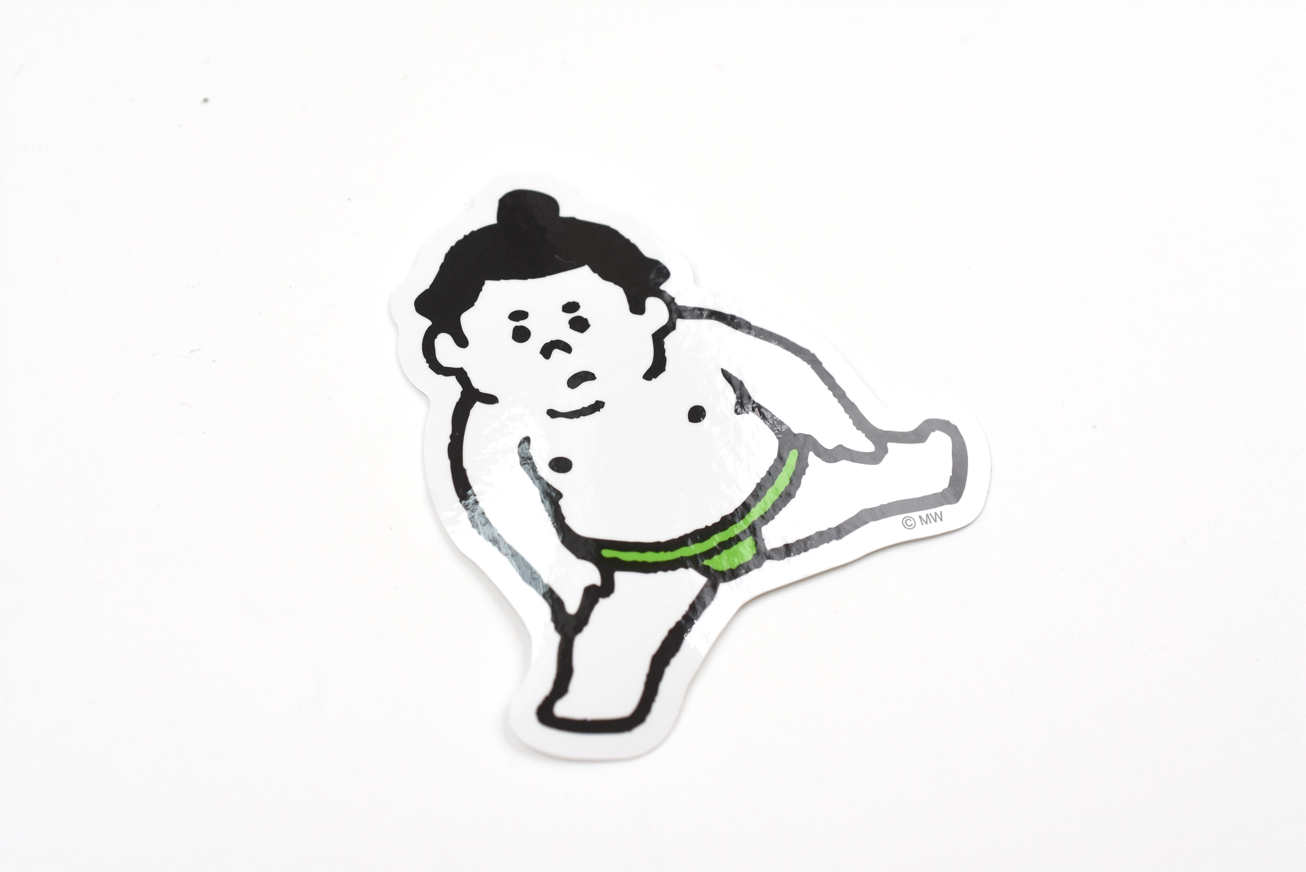 Mind Wave Sticker - Sumo Wrestlers - Shiko