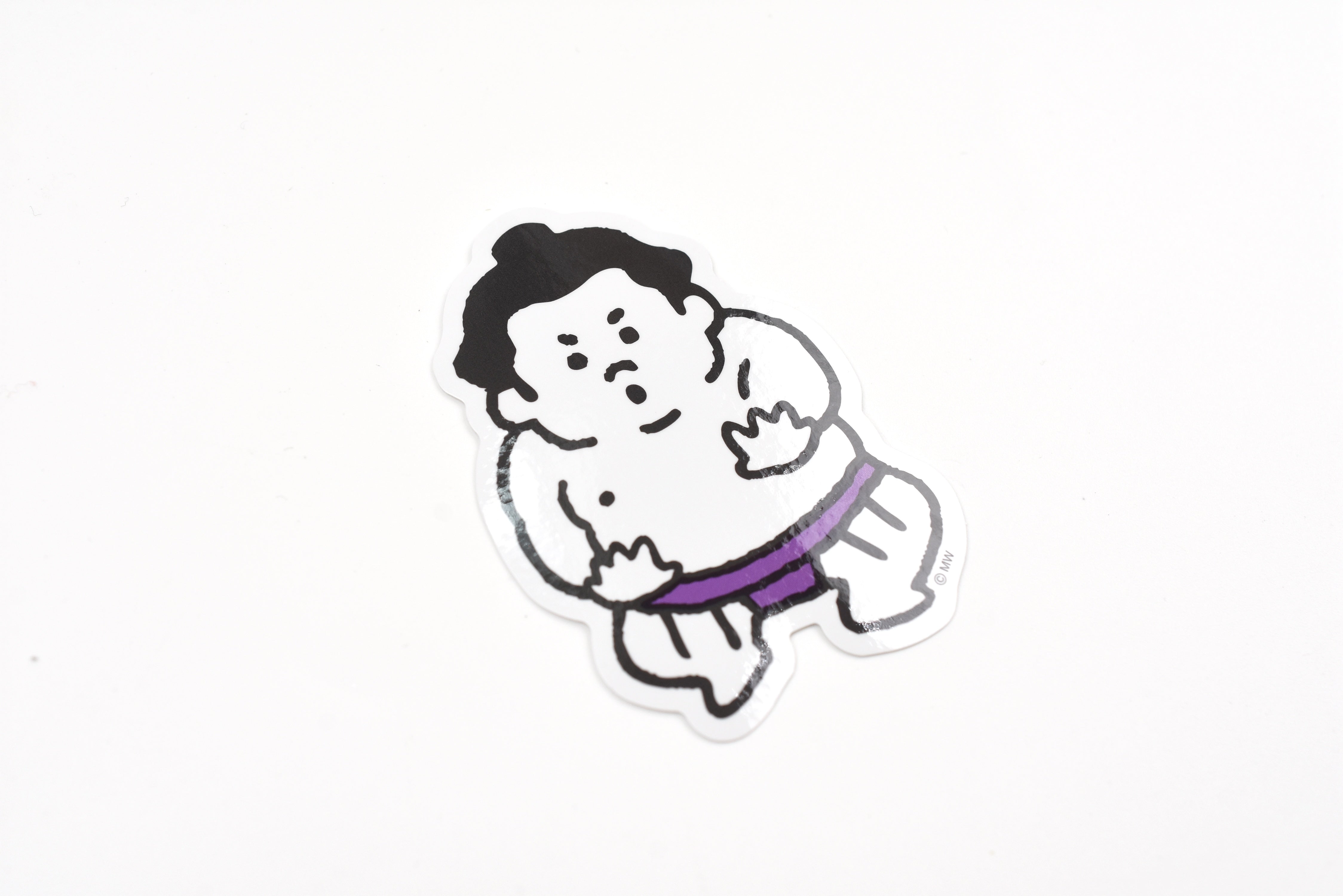 Mind Wave Sticker - Sumo Wrestlers - Harite