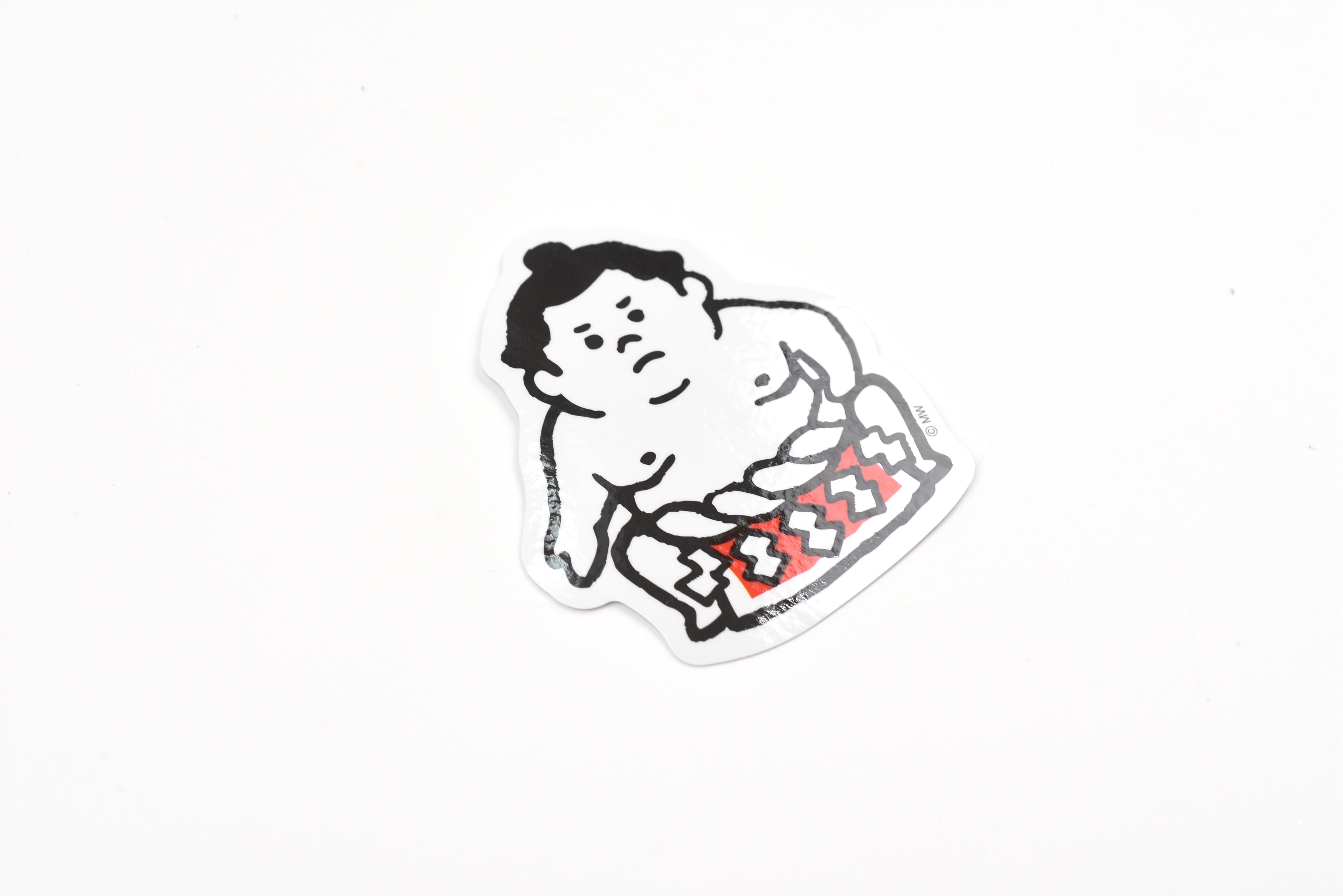 Mind Wave Sticker - Sumo Wrestlers - Dosukoi