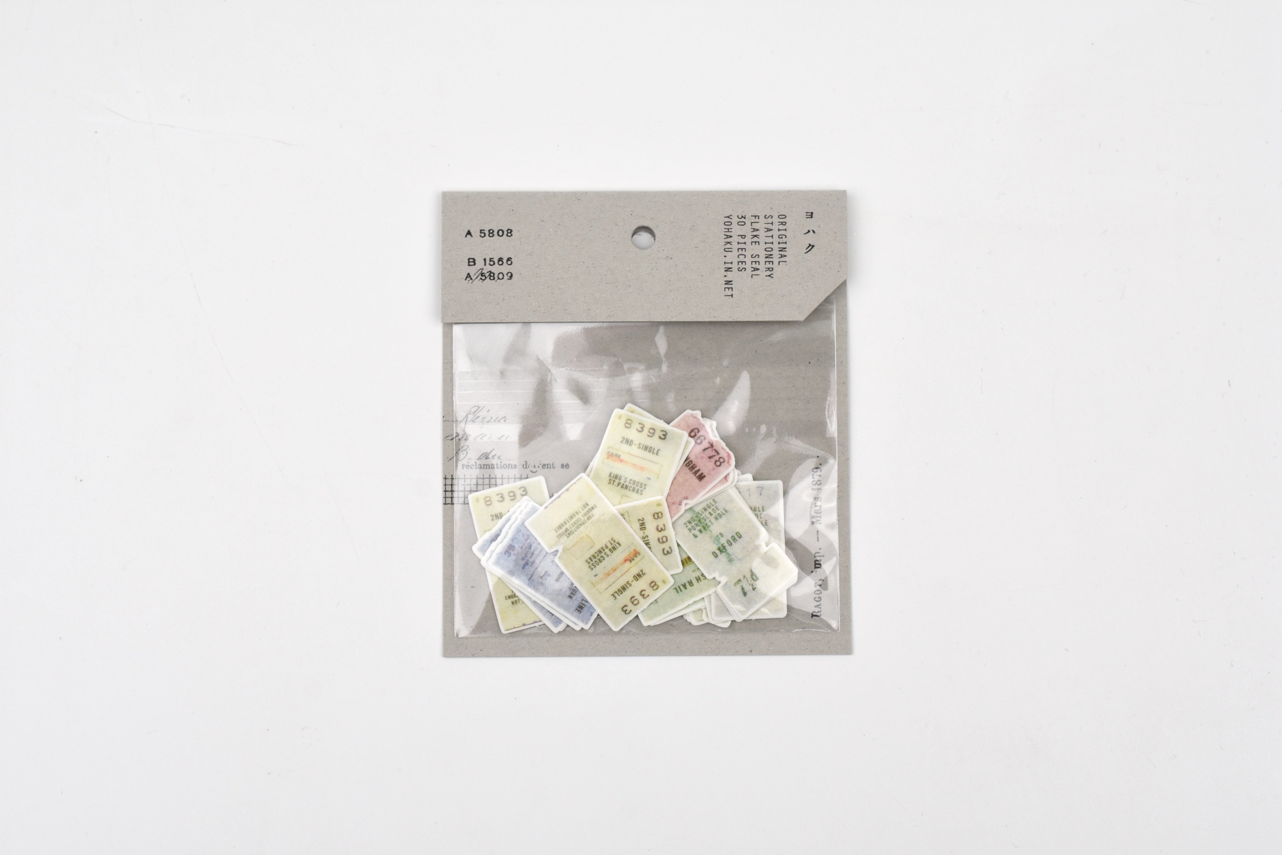 Yohaku Flake Sticker - Ticket