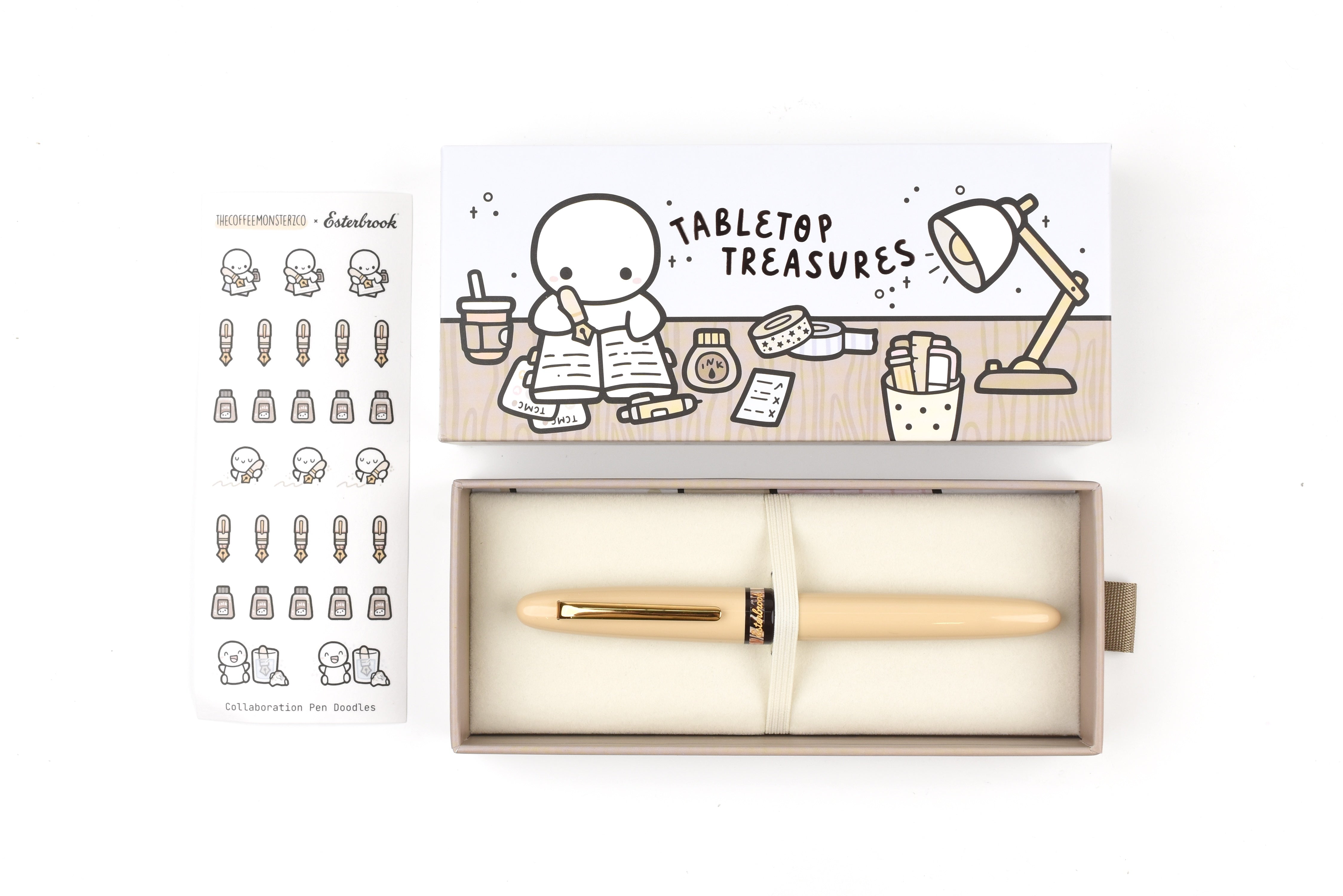 Esterbrook x TheCoffeeMonsterzCo Estie Fountain Pen - Gold Trim - Limited Edition