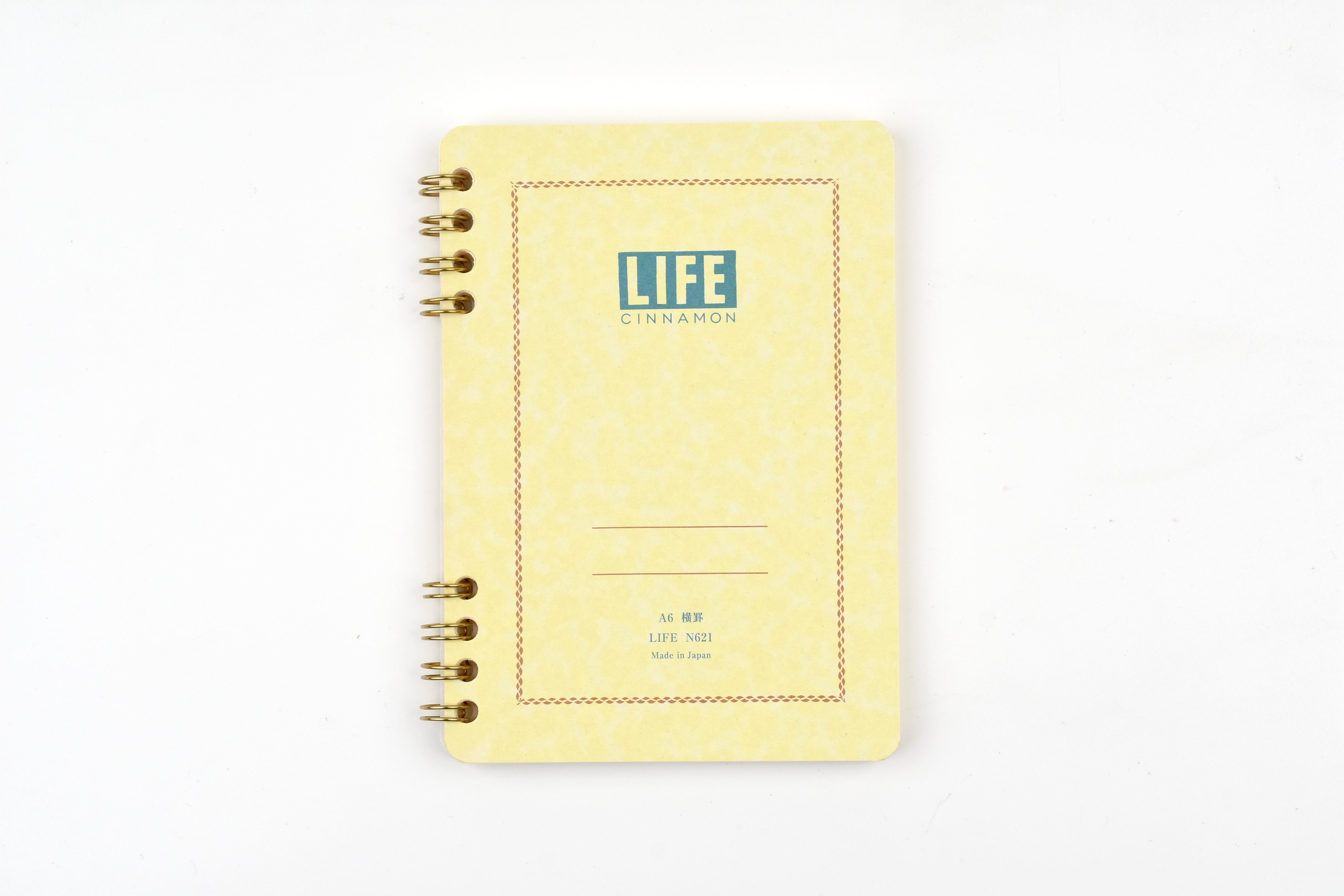 Life Cinnamon Ring-Bound Notebook - A6 - Ruled