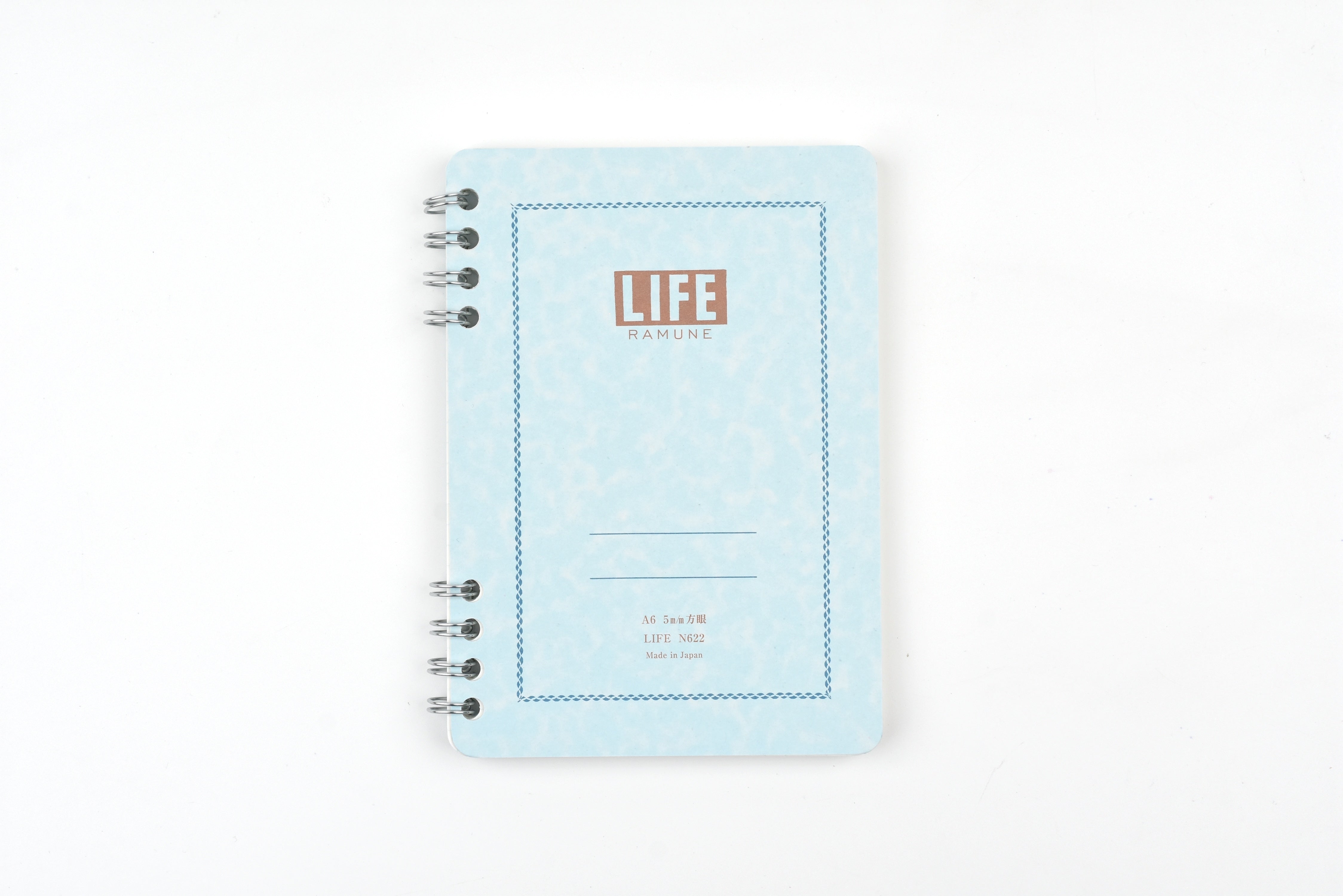 Life Ramune Ring-Bound Notebook - A6 - Grid