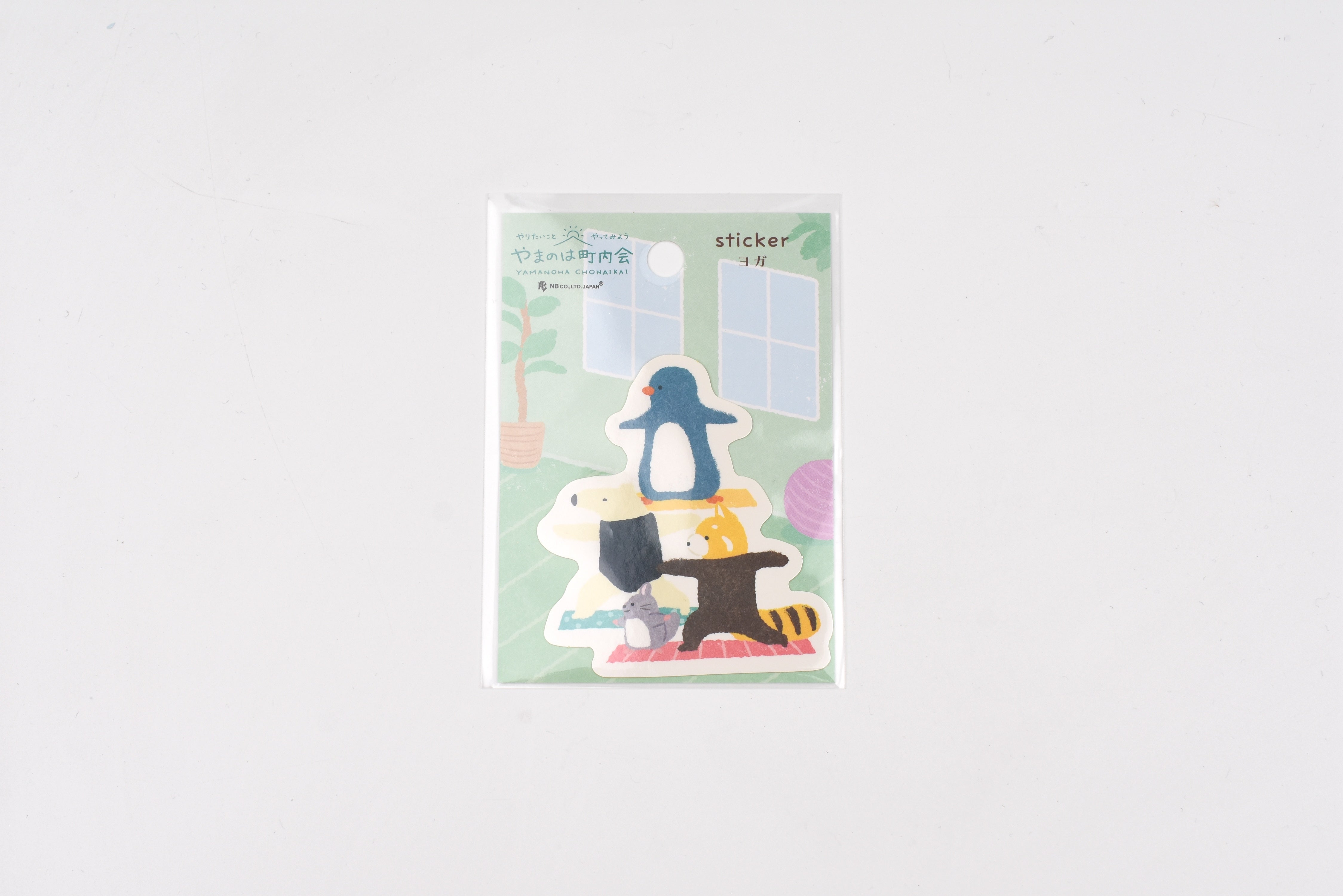 NB Die-cut Sticker - Yamanoha Neighborhood Association - Yoga